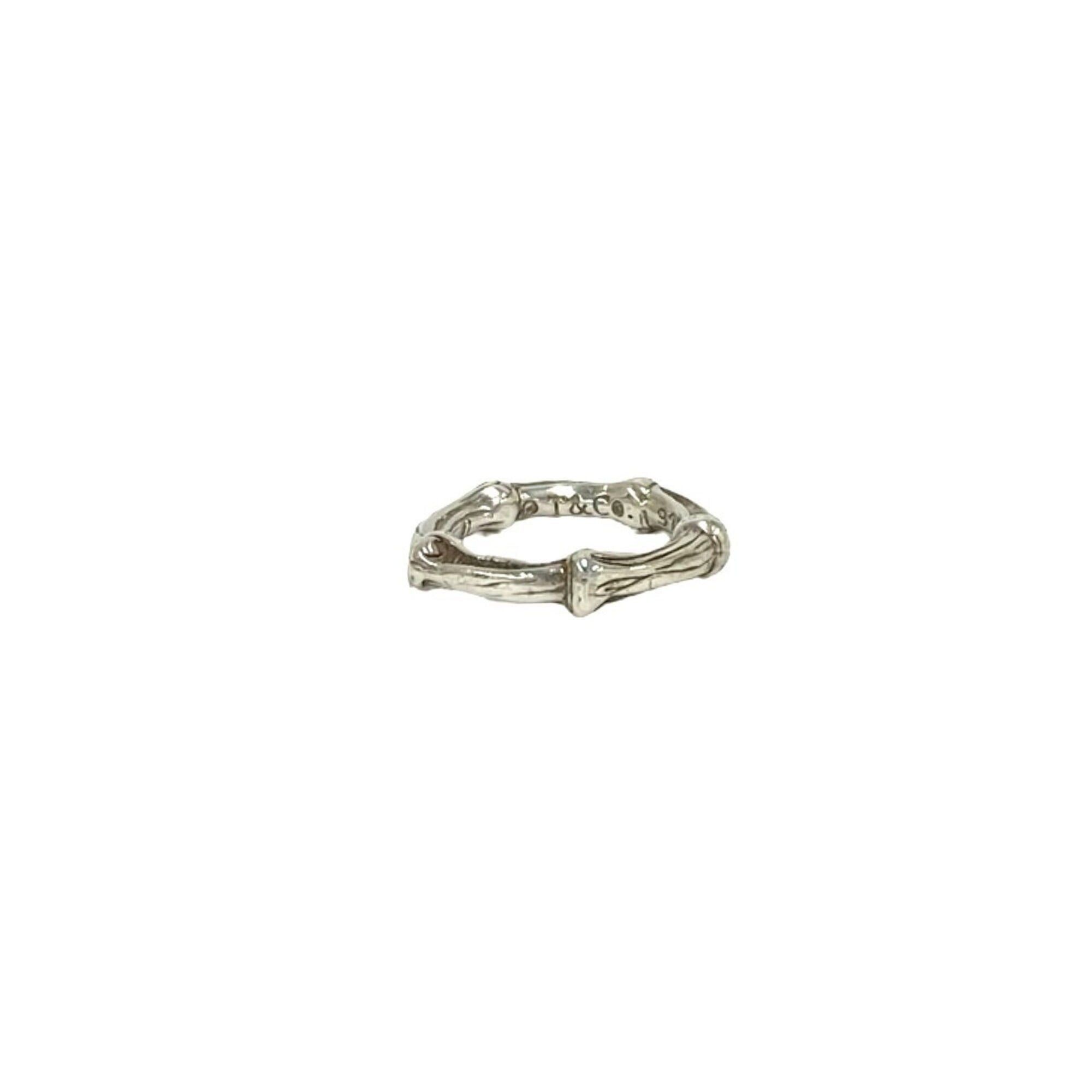 Tiffany & Co. TIFFANY&Co. Tiffany Bamboo Sterling Silver 925 Ring, Finger Accessory, 47144 Size ONE SIZE - 5 Thumbnail
