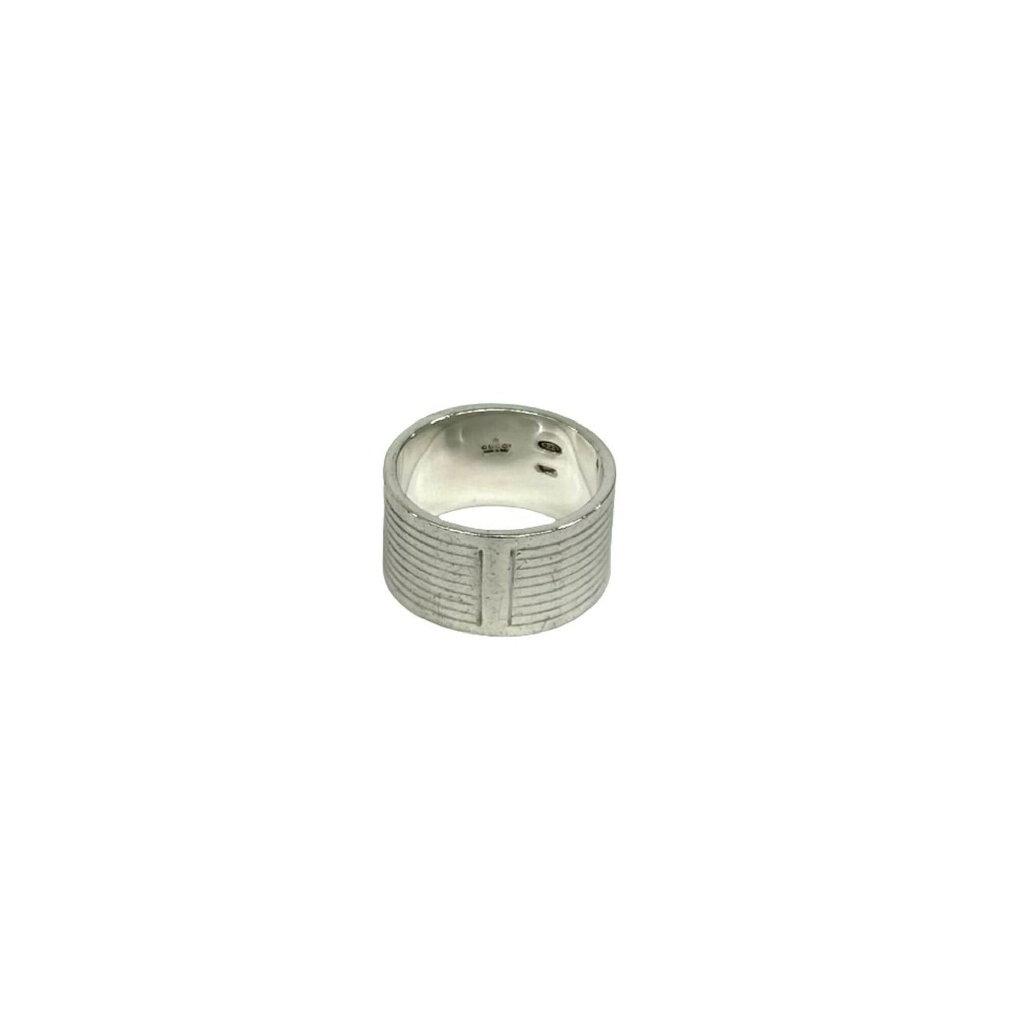 Gucci GUCCI Rib Design Ring, Sterling Silver 925, Men's Accessory, Item Number 38972 Size ONE SIZE - 6 Thumbnail