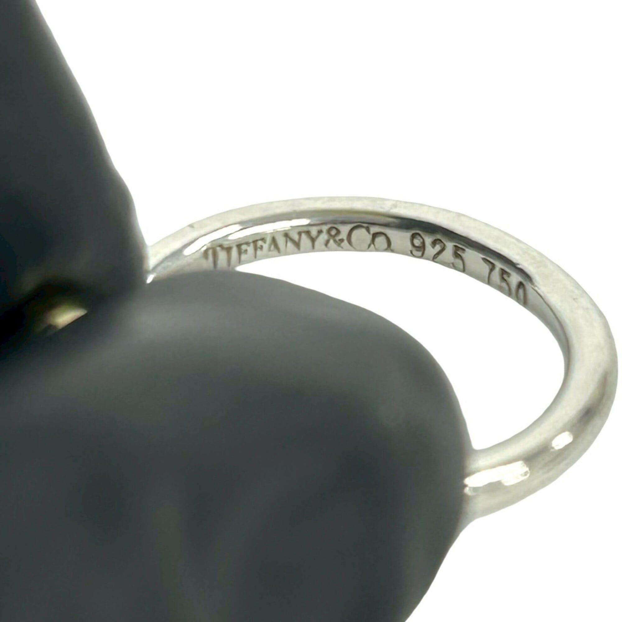 Tiffany & Co. TIFFANY&Co. Tiffany Love Knot Ring, Hook & Eye, Sterling Silver 925, 18K Yellow Gold, Silver, 151-1 Size ONE SIZE - 3 Thumbnail