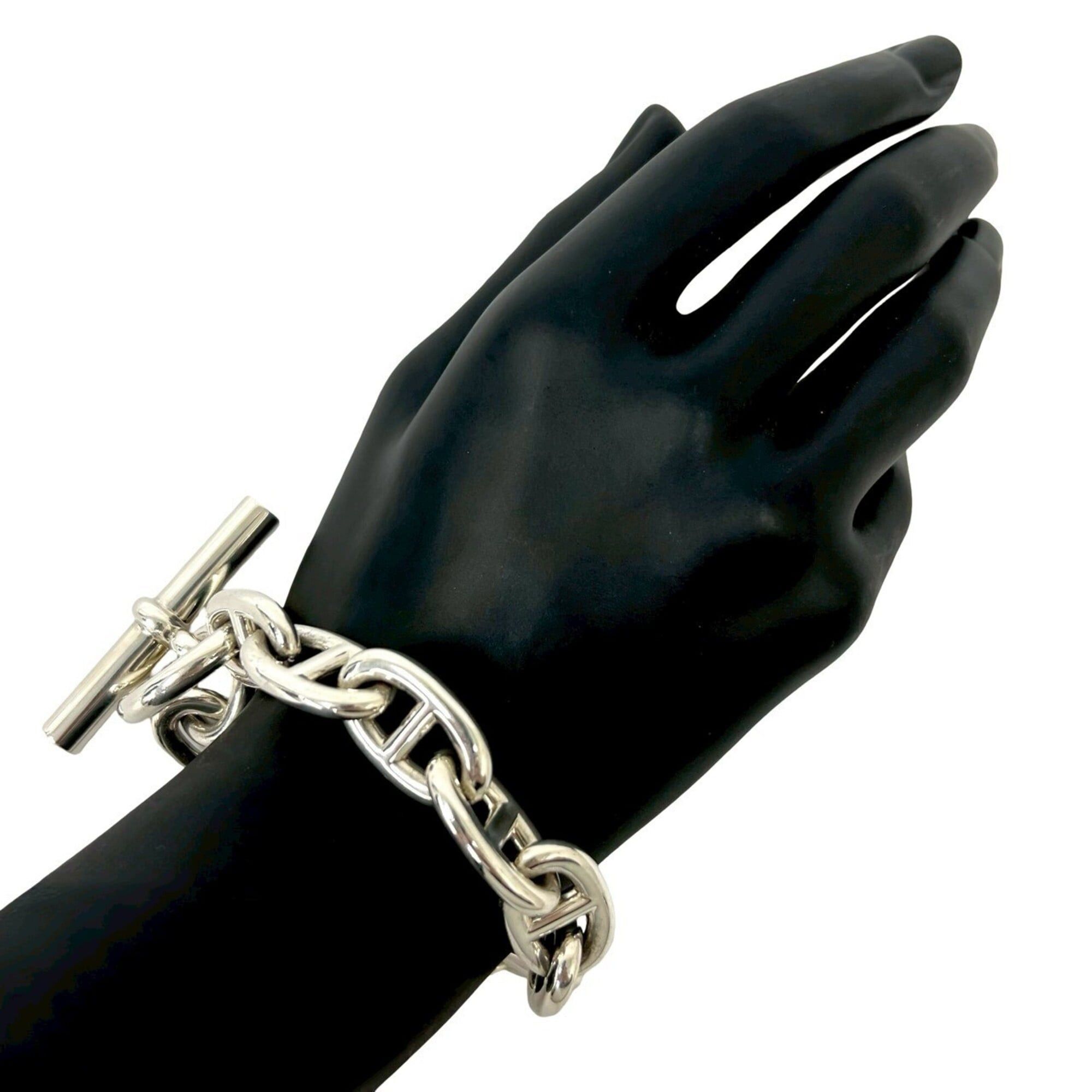 Hermes HERMES Chaine d'Ancre TGM 11-link Sterling Silver 925 Chain Bracelet Accessory 33520 Size ONE SIZE - 2 Thumbnail