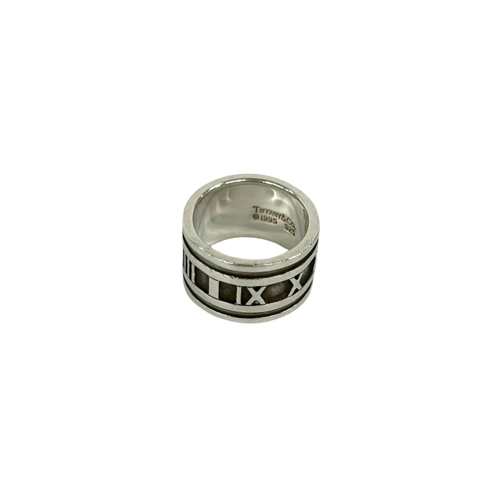 Tiffany & Co. TIFFANY&Co. Tiffany Atlas Ring, Sterling Silver 925, Women's/Men's Accessory, Silver, 00844 Size ONE SIZE - 5 Thumbnail