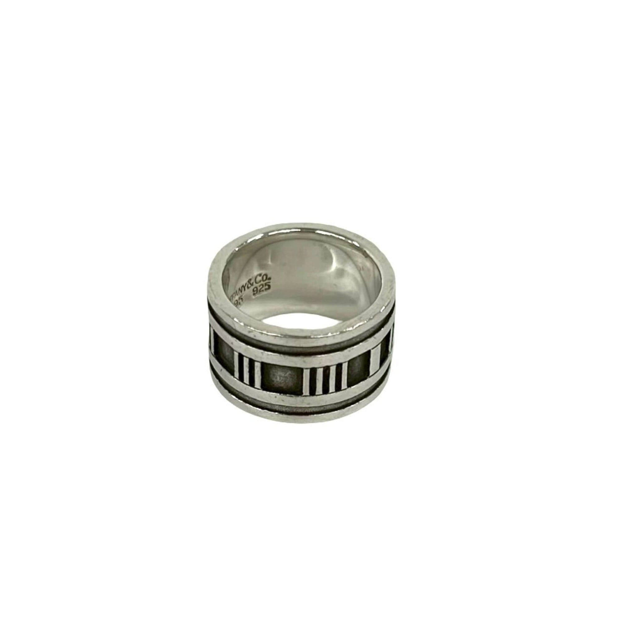 Tiffany & Co. TIFFANY&Co. Tiffany Atlas Ring, Sterling Silver 925, Women's/Men's Accessory, Silver, 00844 Size ONE SIZE - 4 Thumbnail