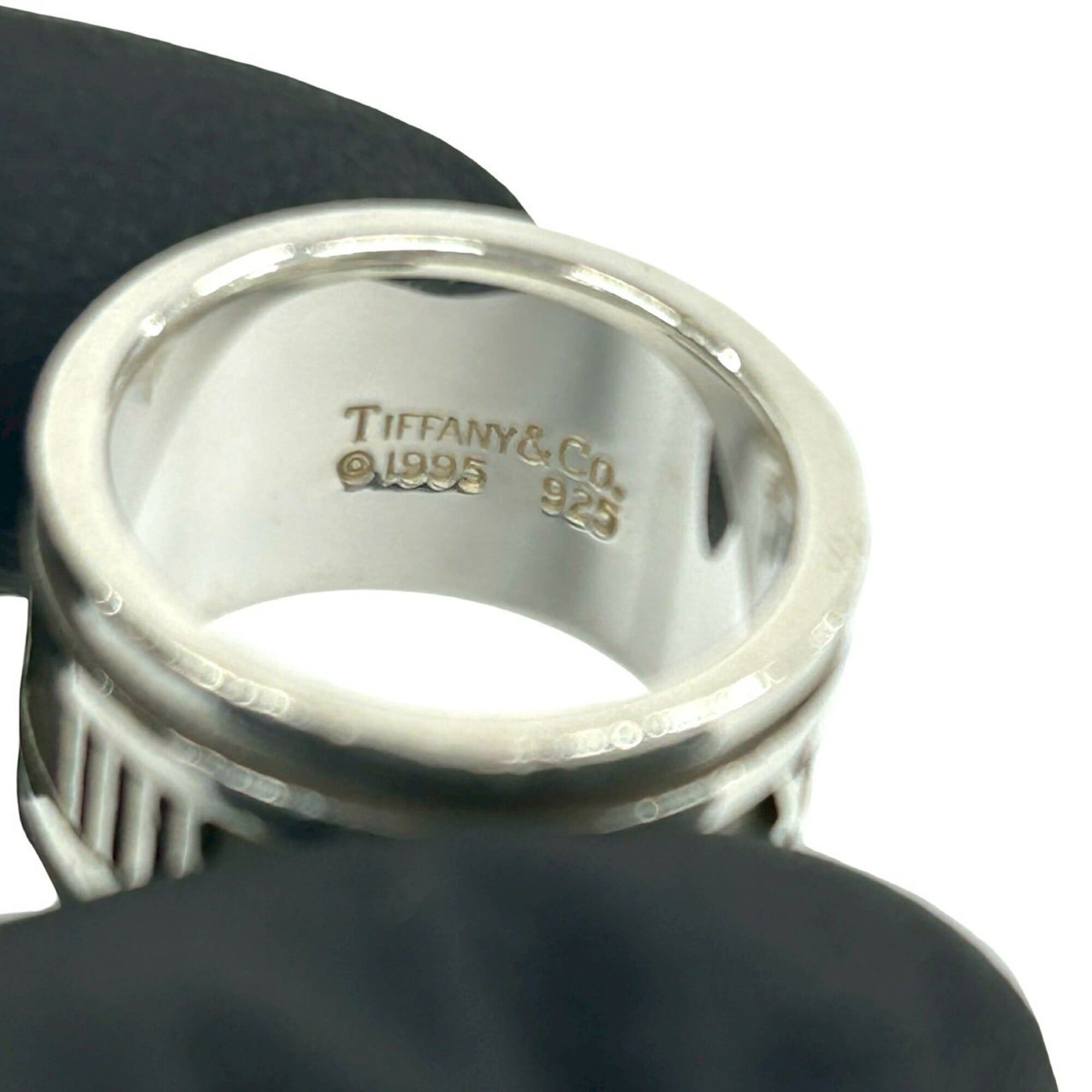 Tiffany & Co. TIFFANY&Co. Tiffany Atlas Ring, Sterling Silver 925, Women's/Men's Accessory, Silver, 00844 Size ONE SIZE - 3 Thumbnail
