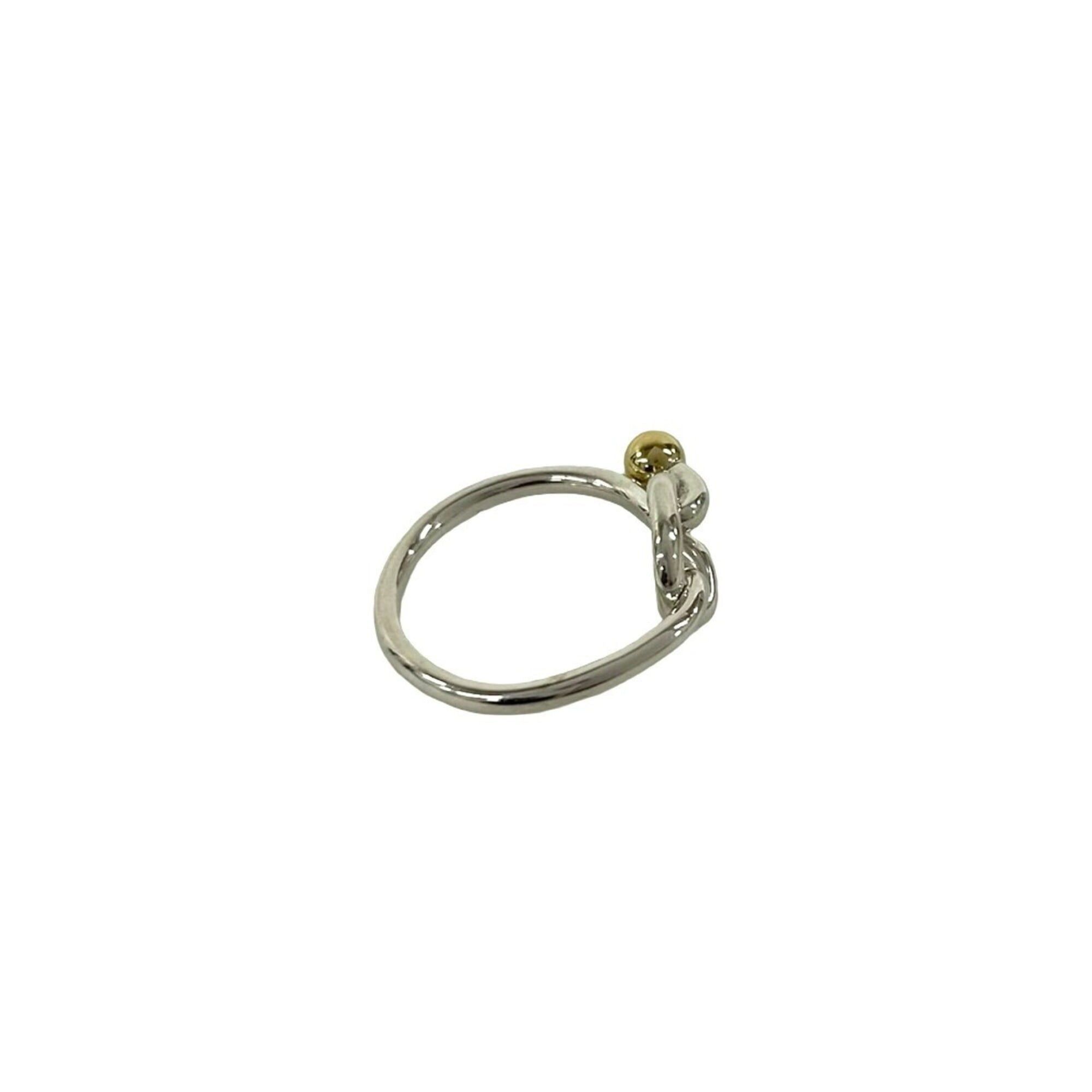 Tiffany & Co. TIFFANY&Co. Tiffany Love Knot Ring, Sterling Silver 925, 18K Yellow Gold, Silver, b1800 Size ONE SIZE - 5 Thumbnail