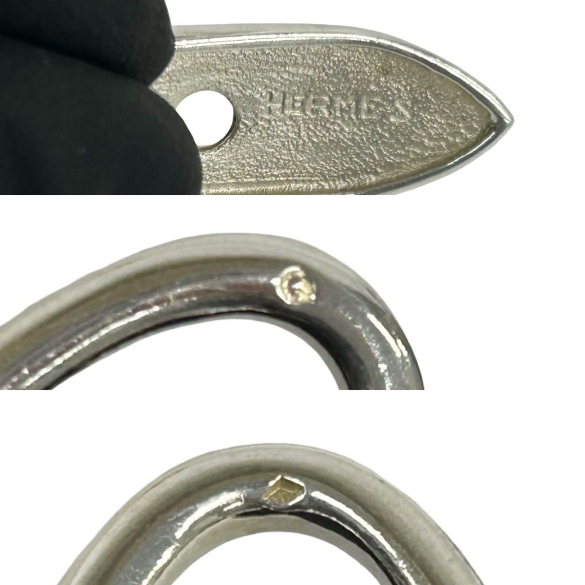 Hermes HERMES Boucles Sellier Sterling Silver 925 Chain Necklace Choker Accessory 33521 Size ONE SIZE - 3 Thumbnail