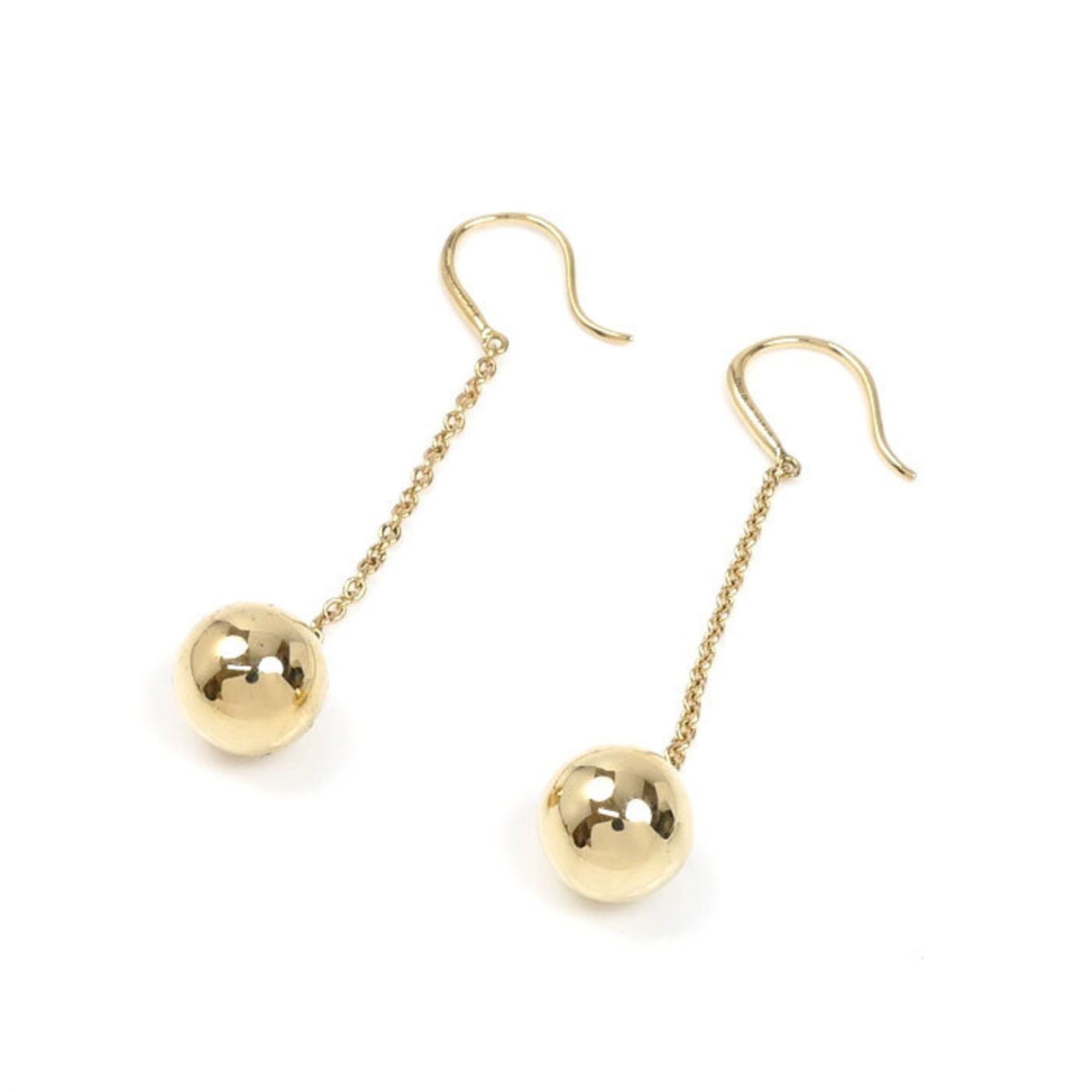 Tiffany & Co. TIFFANY&Co. Tiffany 18K Yellow Gold Hardware Ball Earrings 4.8g Women's Size ONE SIZE - 2 Thumbnail