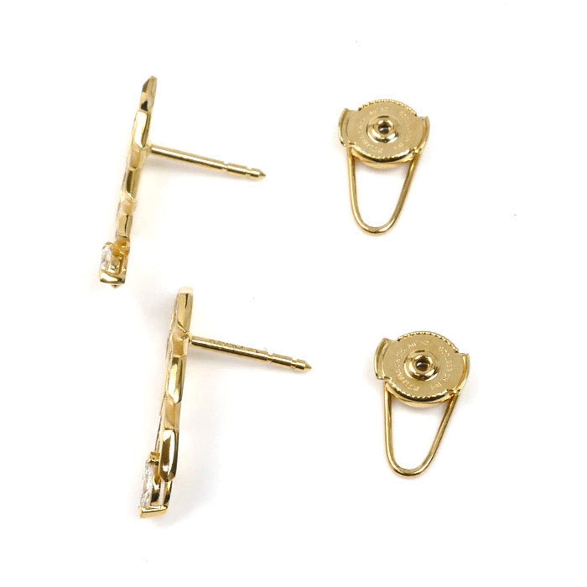 Tiffany & Co. TIFFANY&Co. Tiffany Victoria Vine Earrings, 0.165ct Diamonds, 5.6g, Women's Size ONE SIZE - 3 Thumbnail