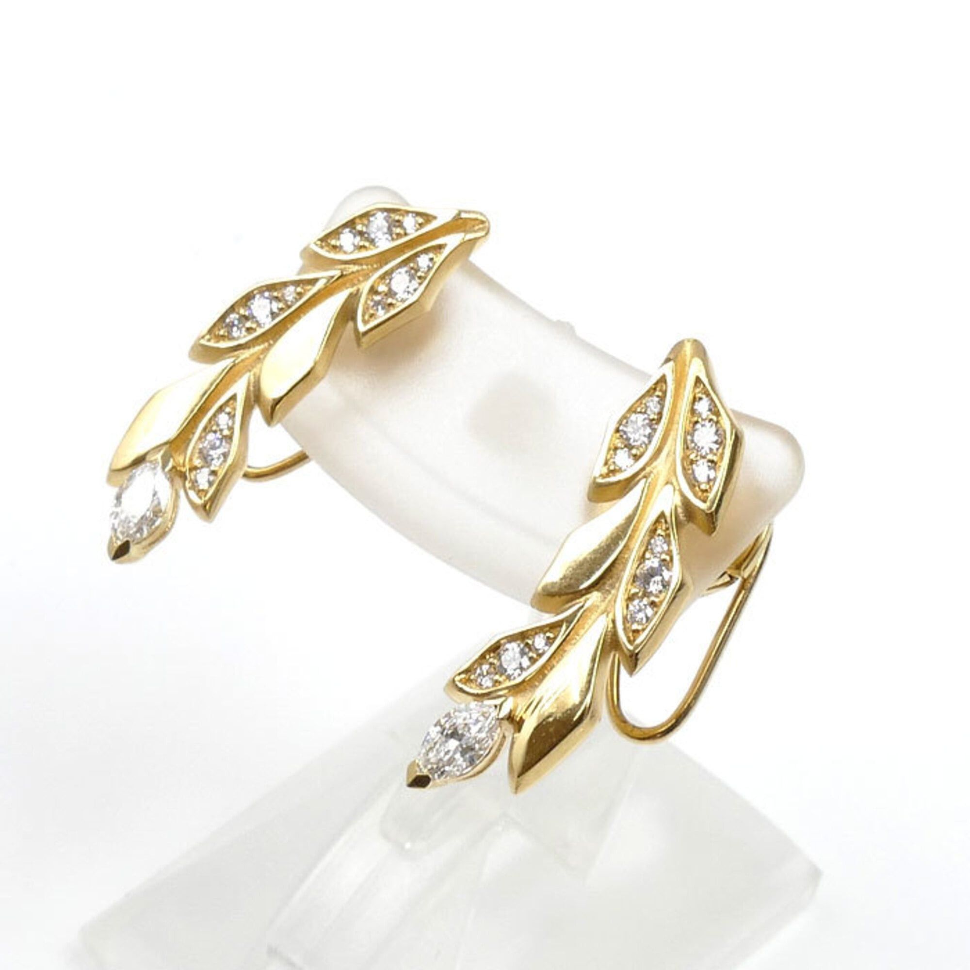 Tiffany & Co. TIFFANY&Co. Tiffany Victoria Vine Earrings, 0.165ct Diamonds, 5.6g, Women's Size ONE SIZE - 2 Thumbnail
