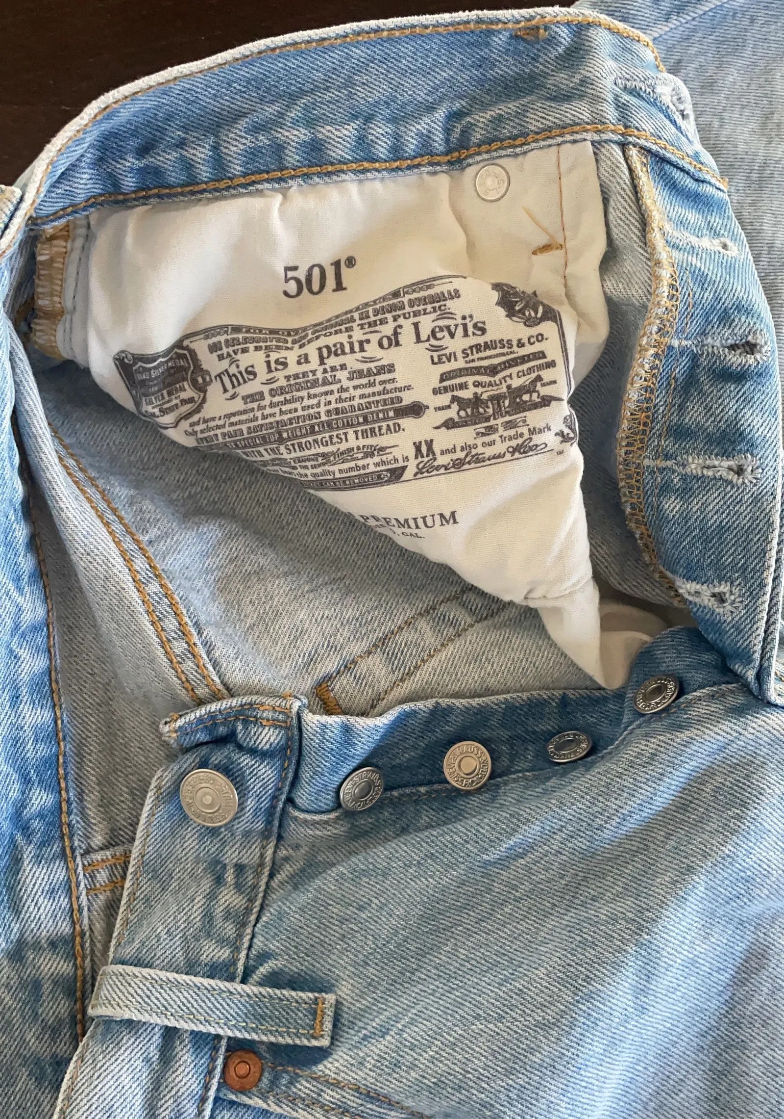 Levi's Levi's 501 Shorts Size 27" / US 4 / IT 40 - 7 Thumbnail