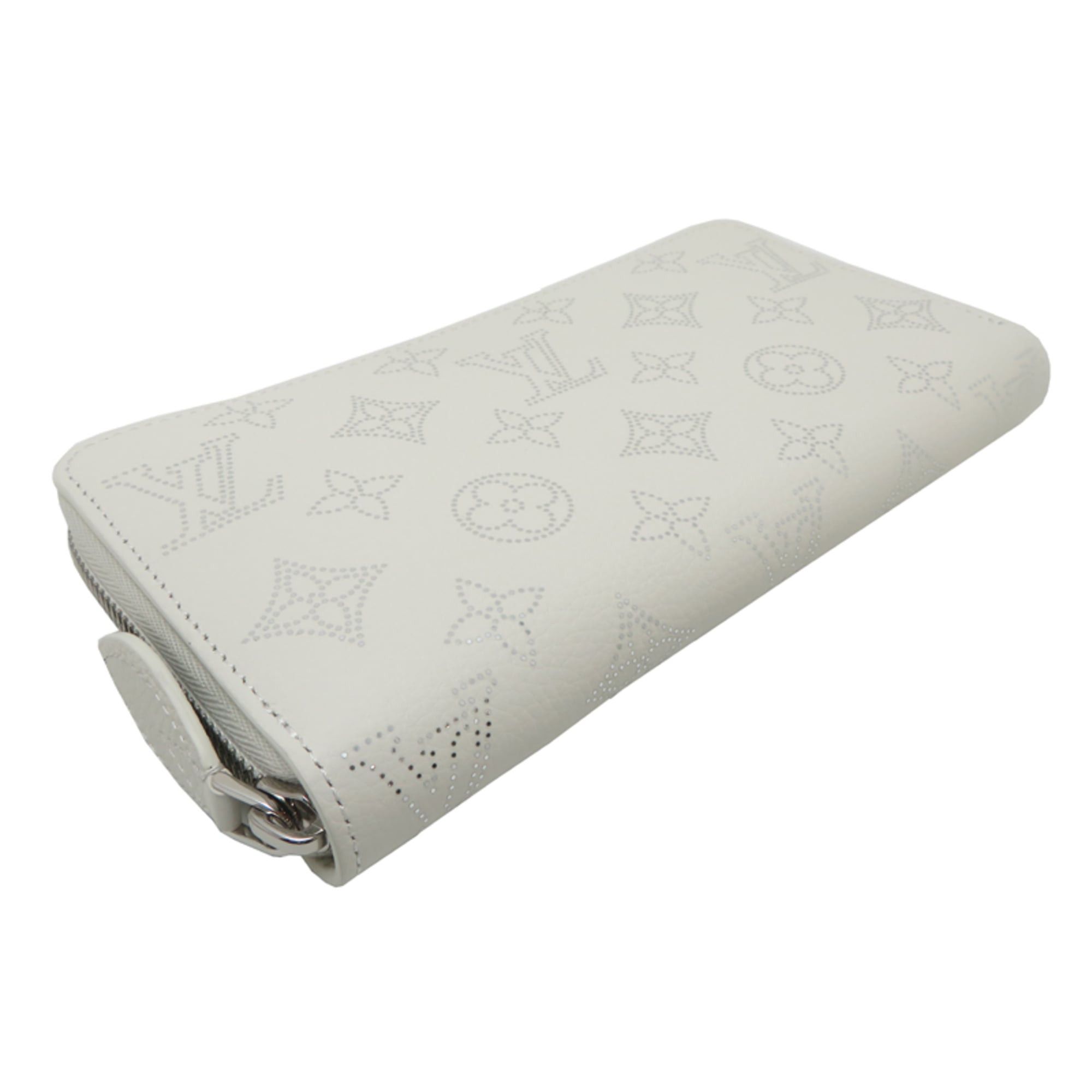 Louis Vuitton Louis Vuitton Zippy Wallet (Japan Limited Edition) Women's Long M11366 Monogram Mahina White Size ONE SIZE - 3 Thumbnail