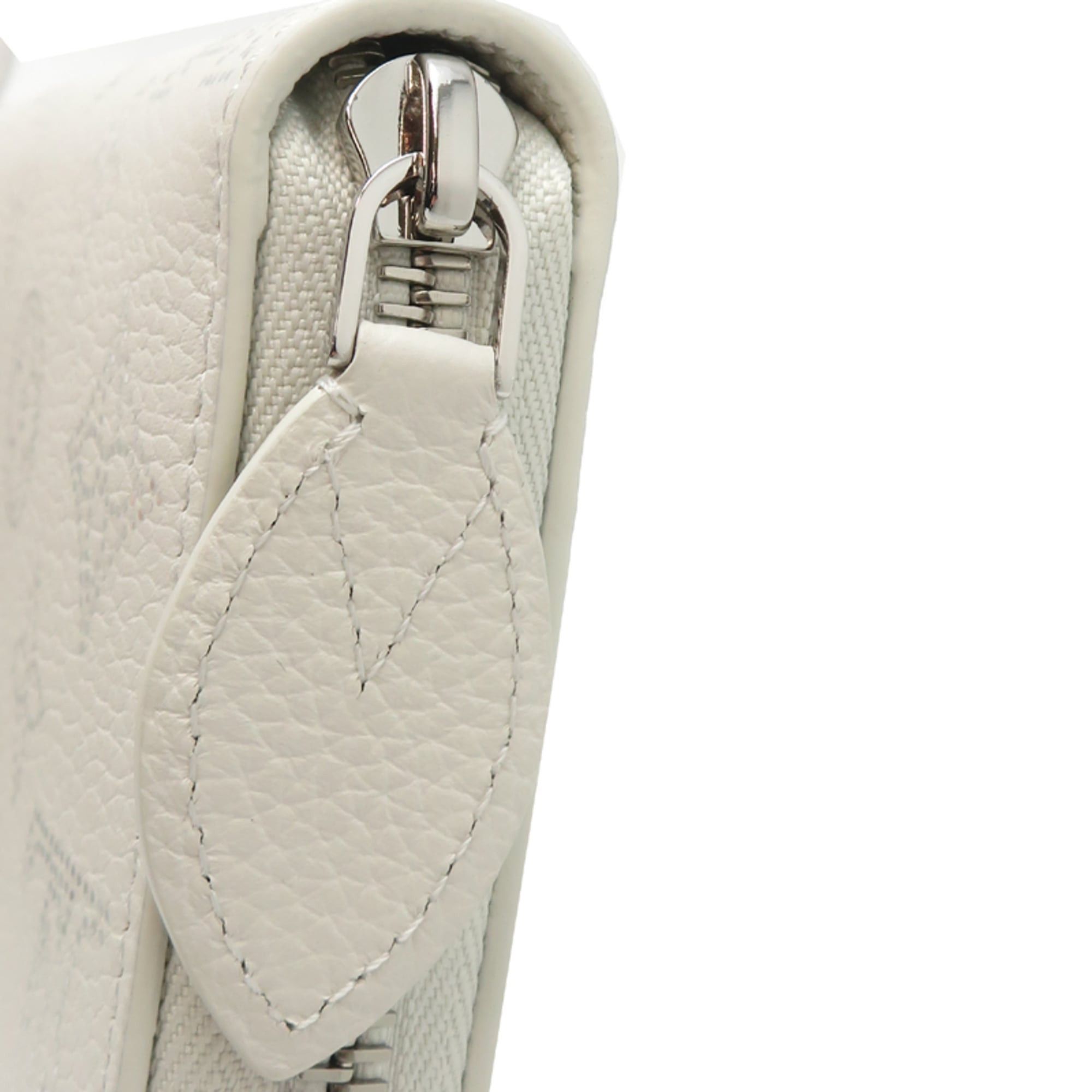 Louis Vuitton Louis Vuitton Zippy Wallet (Japan Limited Edition) Women's Long M11366 Monogram Mahina White Size ONE SIZE - 8 Thumbnail