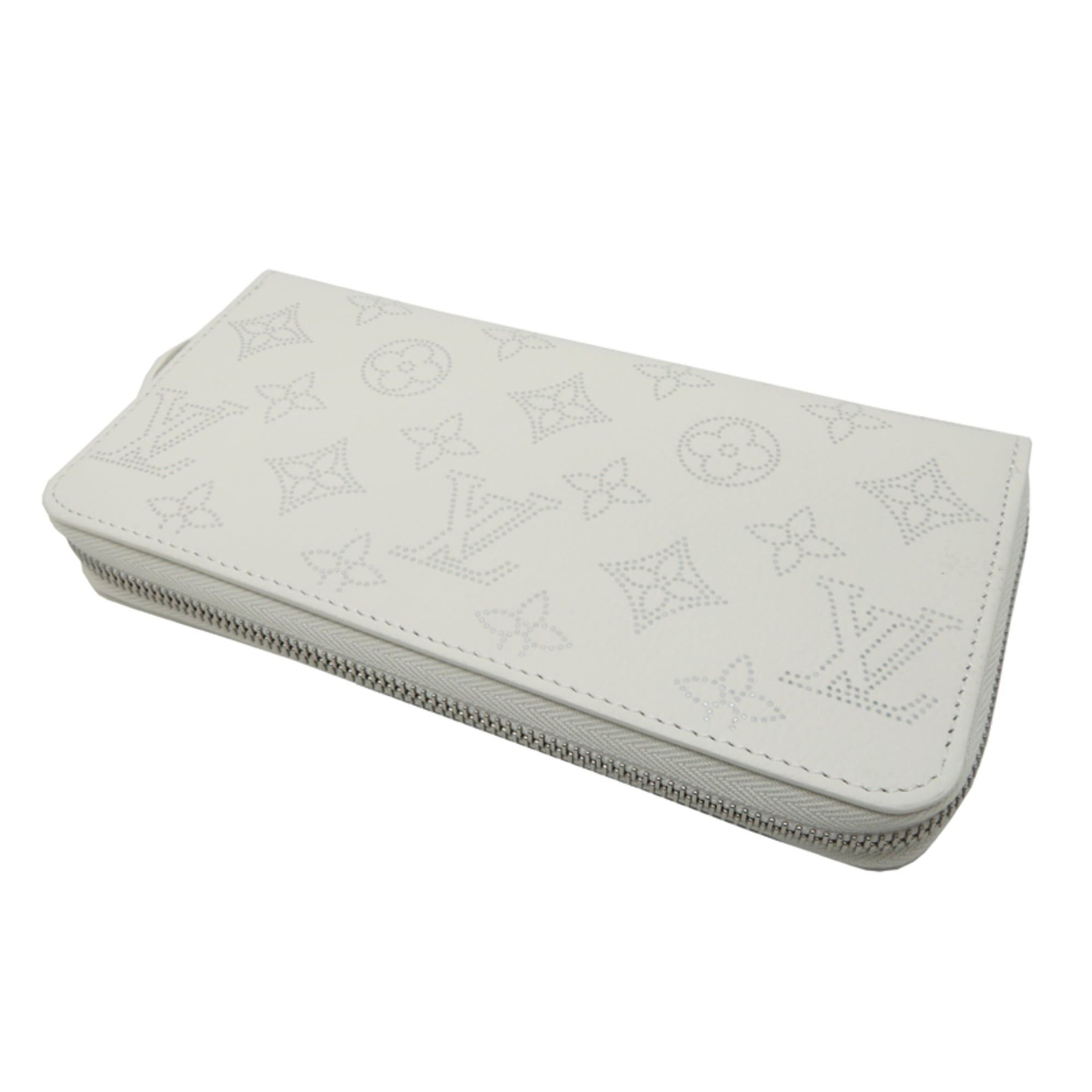 Louis Vuitton Louis Vuitton Zippy Wallet (Japan Limited Edition) Women's Long M11366 Monogram Mahina White Size ONE SIZE - 4 Thumbnail