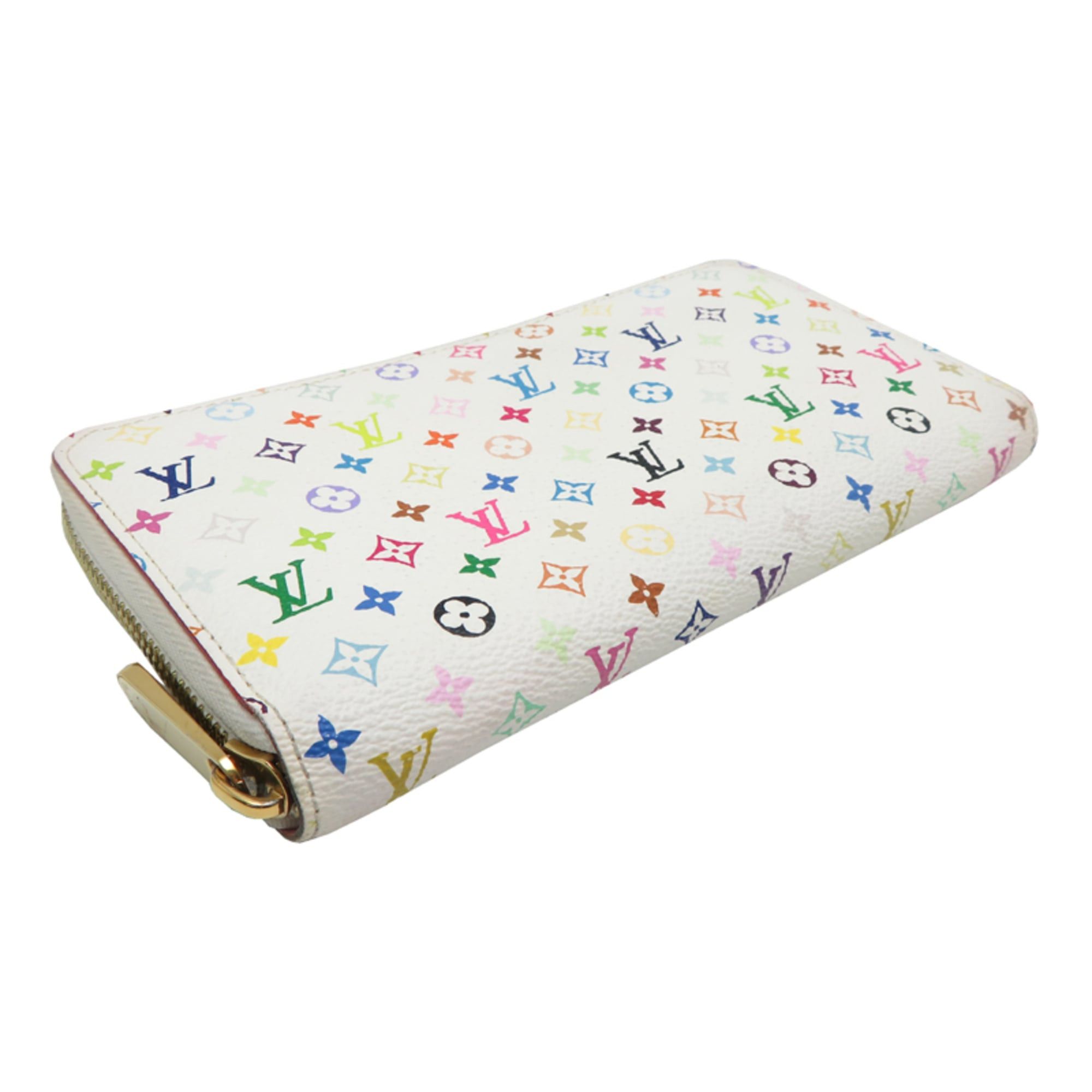 Louis Vuitton Louis Vuitton Zippy Wallet Women's Long M60241 (Discontinued) Monogram Multicolor White Size ONE SIZE - 3 Thumbnail