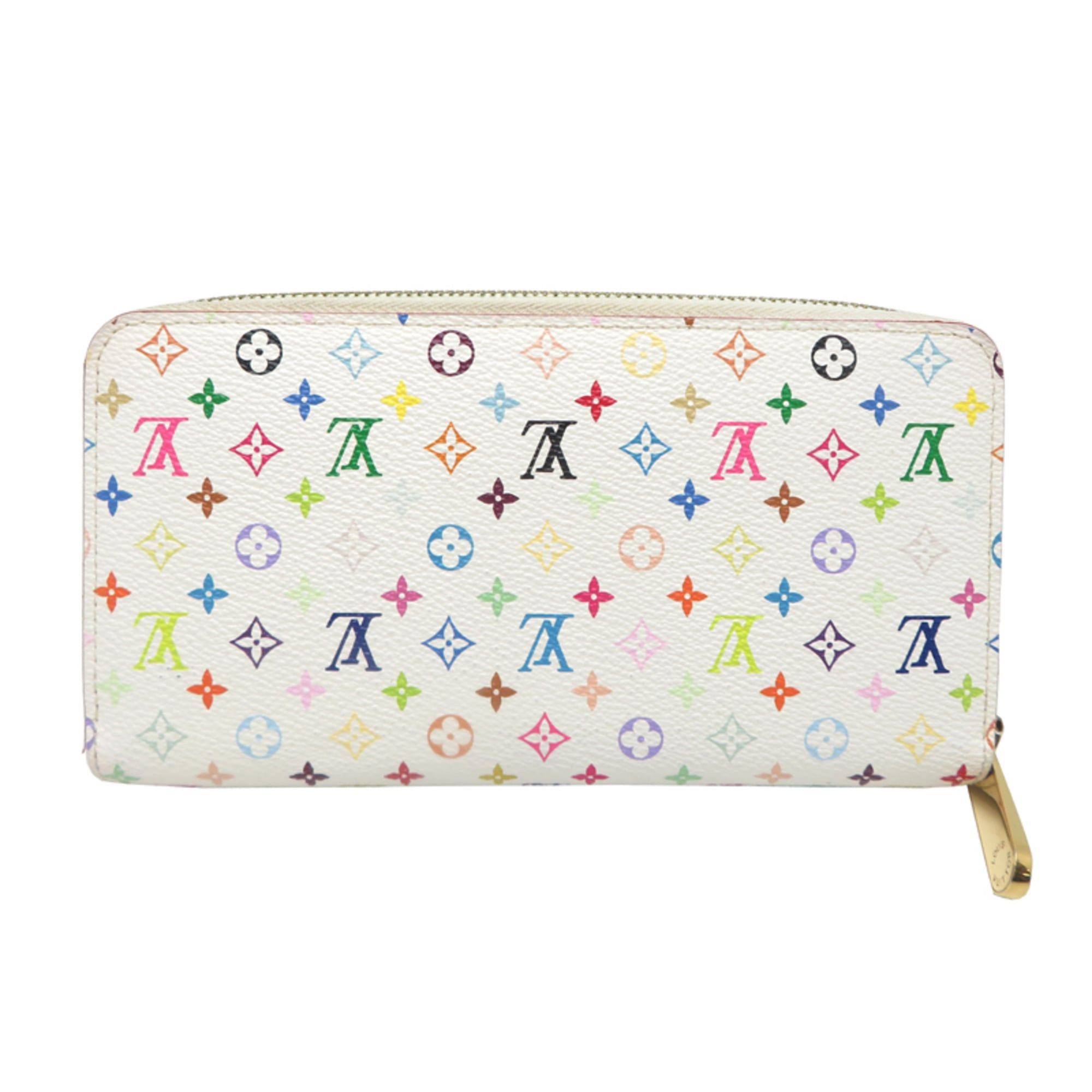 Louis Vuitton Louis Vuitton Zippy Wallet Women's Long M60241 (Discontinued) Monogram Multicolor White Size ONE SIZE - 2 Thumbnail