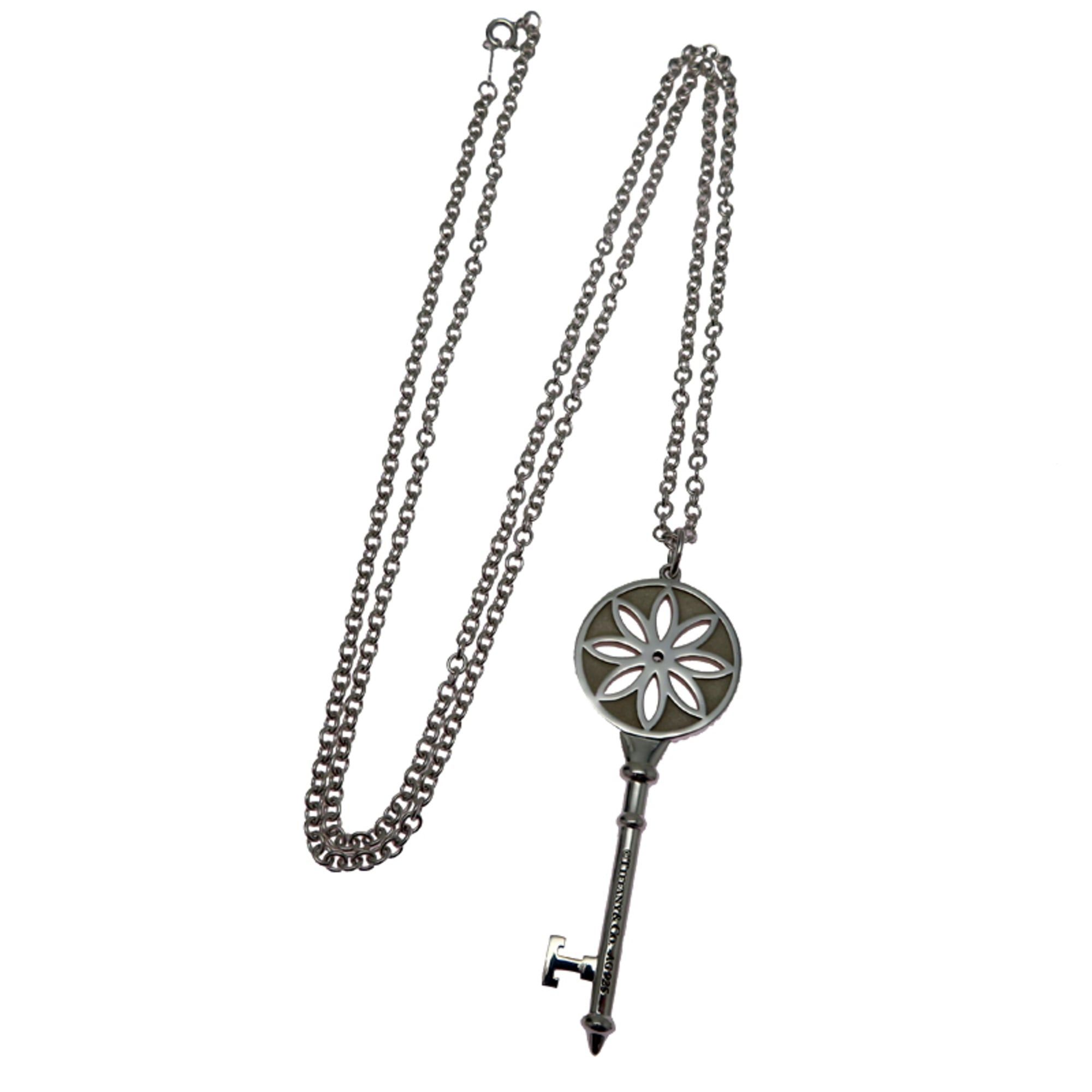 Tiffany & Co. Tiffany & Co. SV925 Daisy Key Diamond Women's Necklace (Silver 925) Size ONE SIZE - 6 Thumbnail