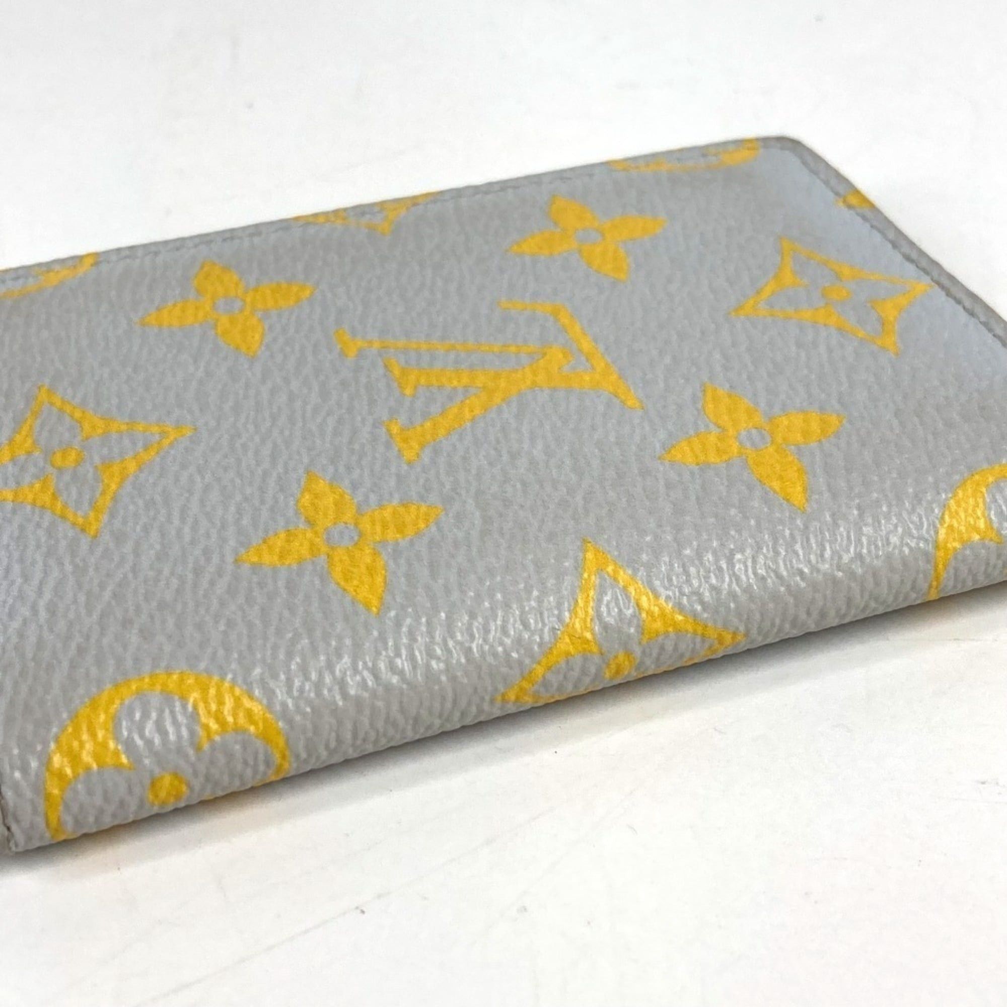 Louis Vuitton LOUIS VUITTON M14769 Monogram Organizer de Poche Bi-fold Pass Case/Business Card Holder/Card Case Leather Men's/Women's Gray Size ONE SIZE - 5 Thumbnail