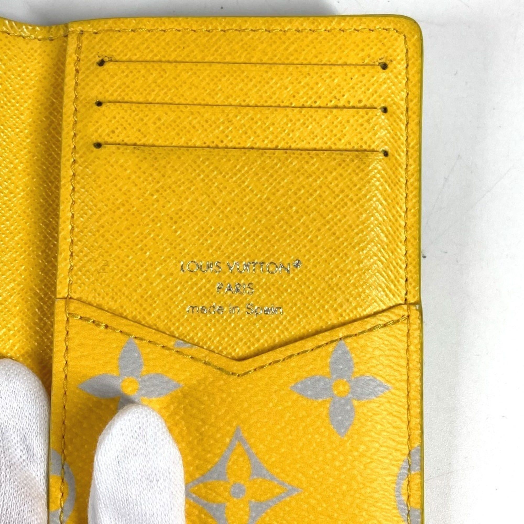 Louis Vuitton LOUIS VUITTON M14769 Monogram Organizer de Poche Bi-fold Pass Case/Business Card Holder/Card Case Leather Men's/Women's Gray Size ONE SIZE - 6 Thumbnail