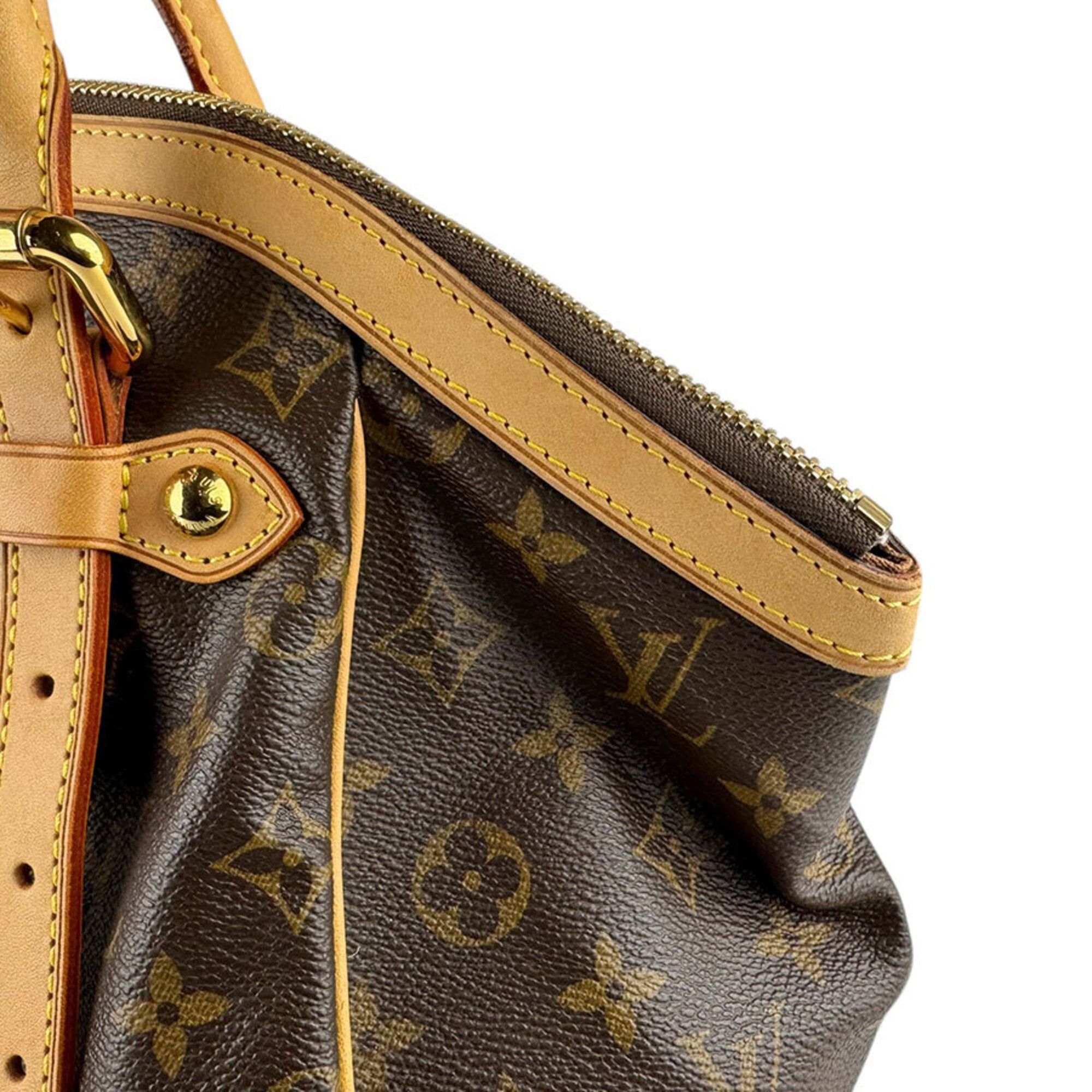 Louis Vuitton Louis Vuitton Monogram Tivoli GM handbag, canvas, brown and gold, women's, M40144, free shipping, z9211 Size ONE SIZE - 7 Thumbnail