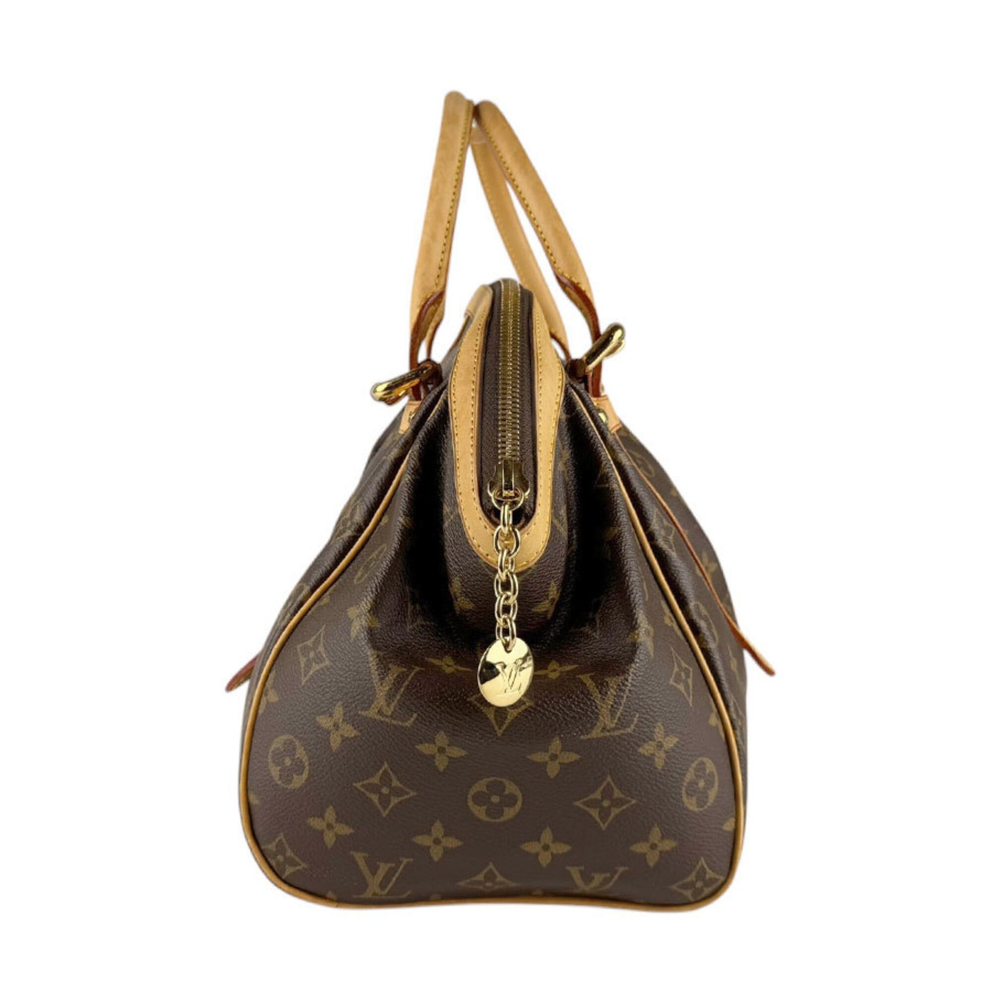Louis Vuitton Louis Vuitton Monogram Tivoli GM handbag, canvas, brown and gold, women's, M40144, free shipping, z9211 Size ONE SIZE - 2 Thumbnail