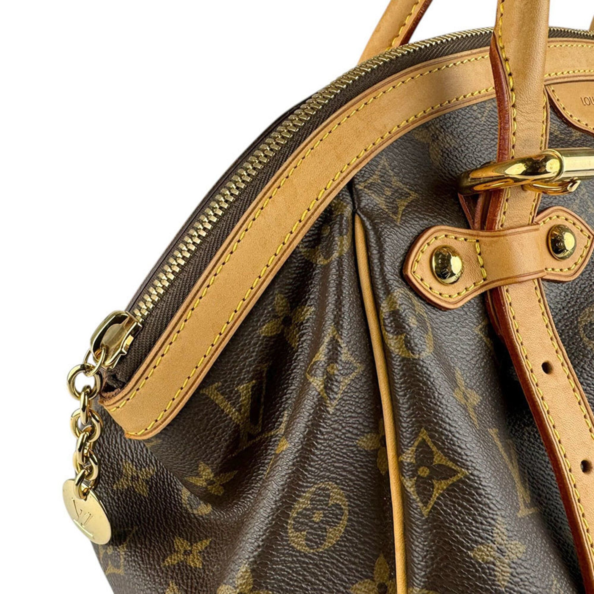 Louis Vuitton Louis Vuitton Monogram Tivoli GM handbag, canvas, brown and gold, women's, M40144, free shipping, z9211 Size ONE SIZE - 6 Thumbnail