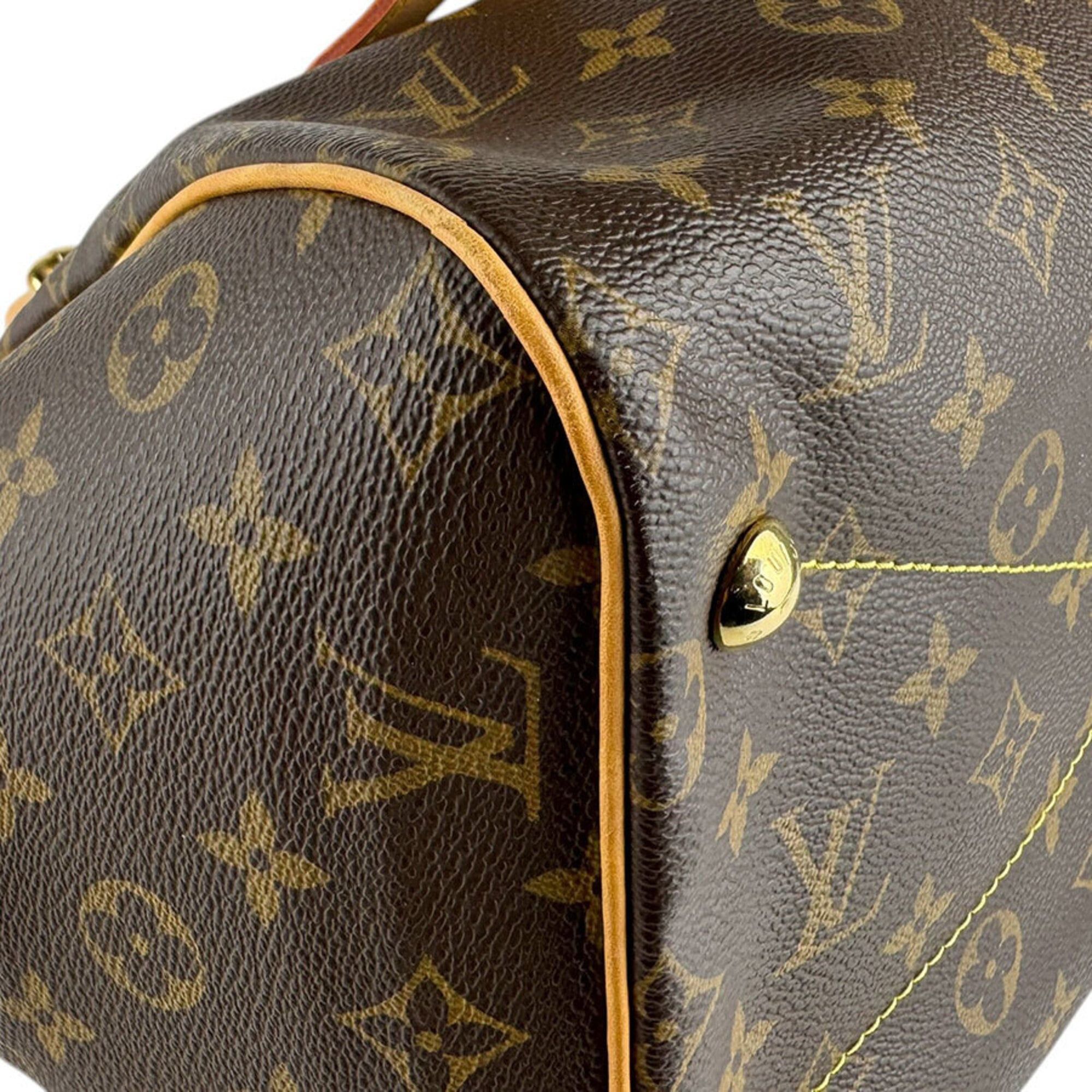 Louis Vuitton Louis Vuitton Monogram Tivoli GM handbag, canvas, brown and gold, women's, M40144, free shipping, z9211 Size ONE SIZE - 8 Thumbnail