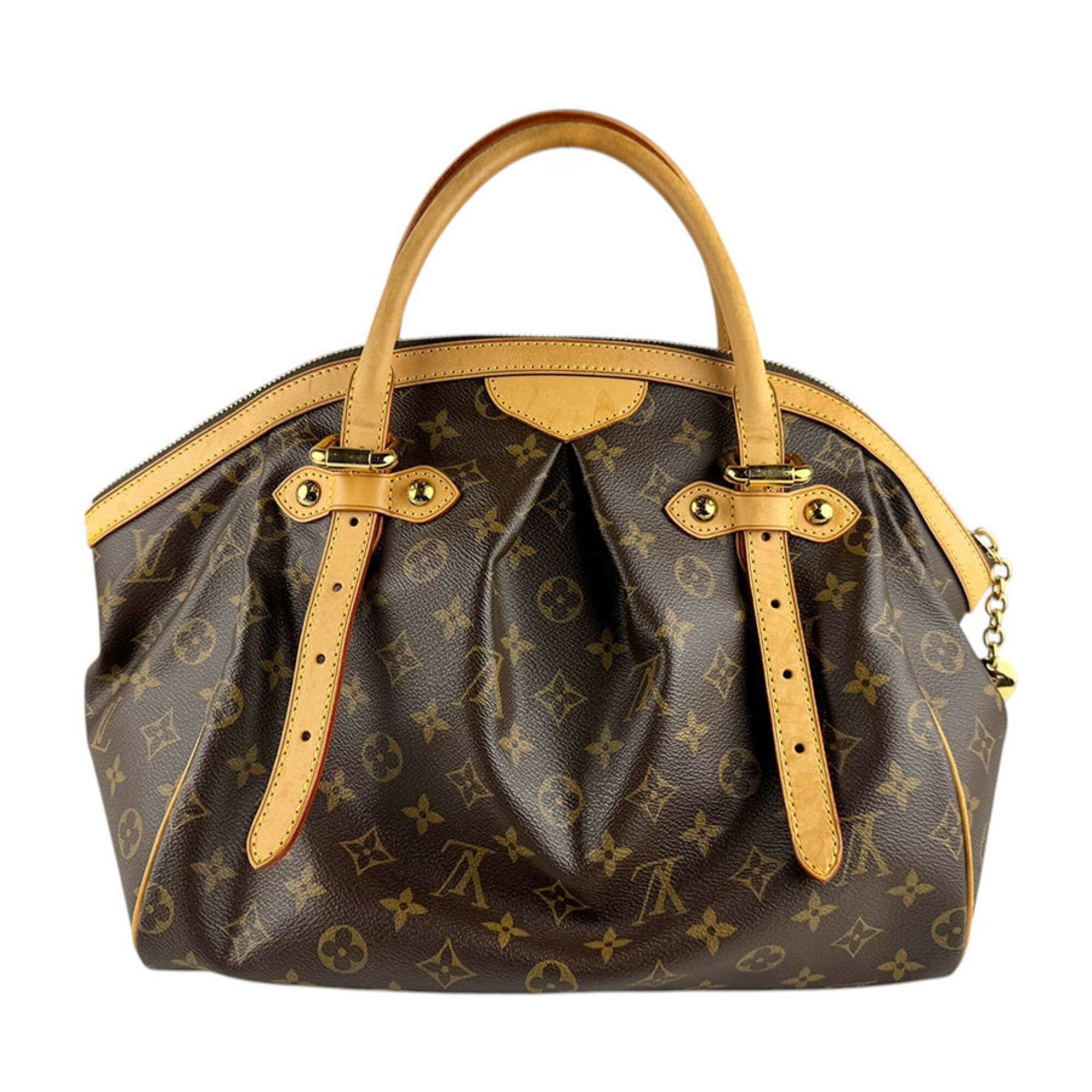 Louis Vuitton Louis Vuitton Monogram Tivoli GM handbag, canvas, brown and gold, women's, M40144, free shipping, z9211 Size ONE SIZE - 3 Thumbnail