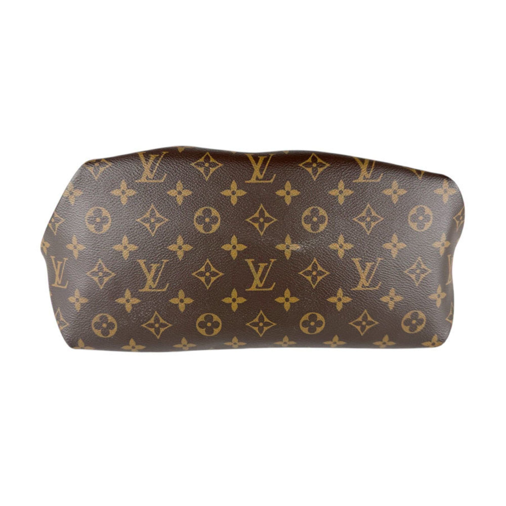 Louis Vuitton Louis Vuitton Handbag Shoulder Bag Monogram Flower Zipped Tote MM Canvas Brown Bordeaux Gold Women's M44348 Free Shipping z9188 Size ONE SIZE - 4 Thumbnail