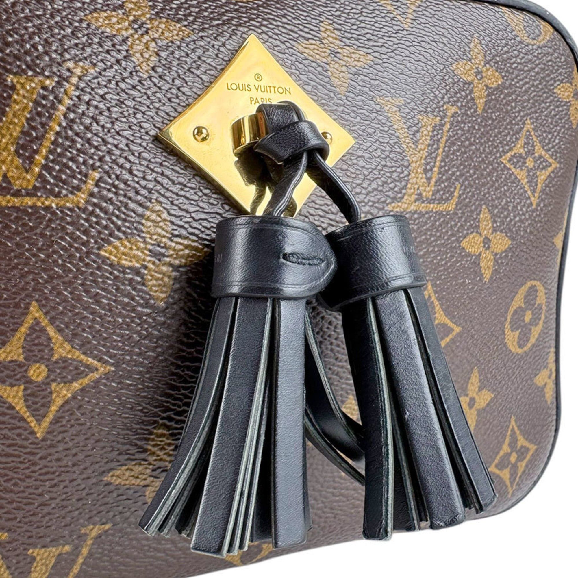 Louis Vuitton Louis Vuitton Shoulder Bag Monogram Saint-Onge Canvas Brown Black Women's M43555 Free Shipping z9218 Size ONE SIZE - 9 Thumbnail