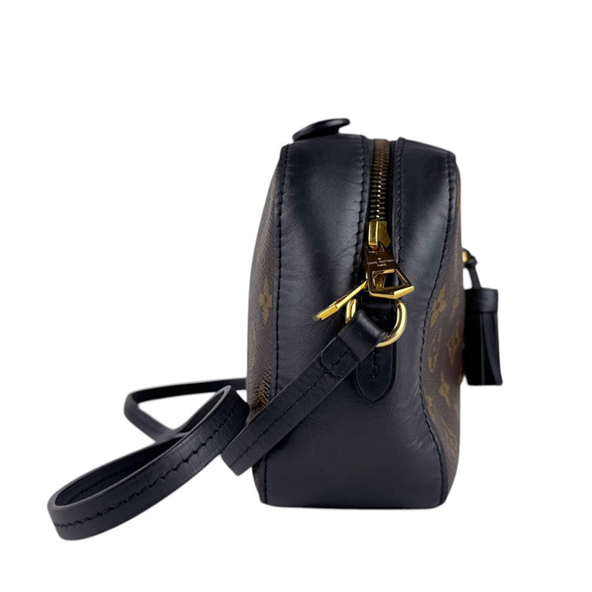 Louis Vuitton Louis Vuitton Shoulder Bag Monogram Saint-Onge Canvas Brown Black Women's M43555 Free Shipping z9218 Size ONE SIZE - 2 Thumbnail