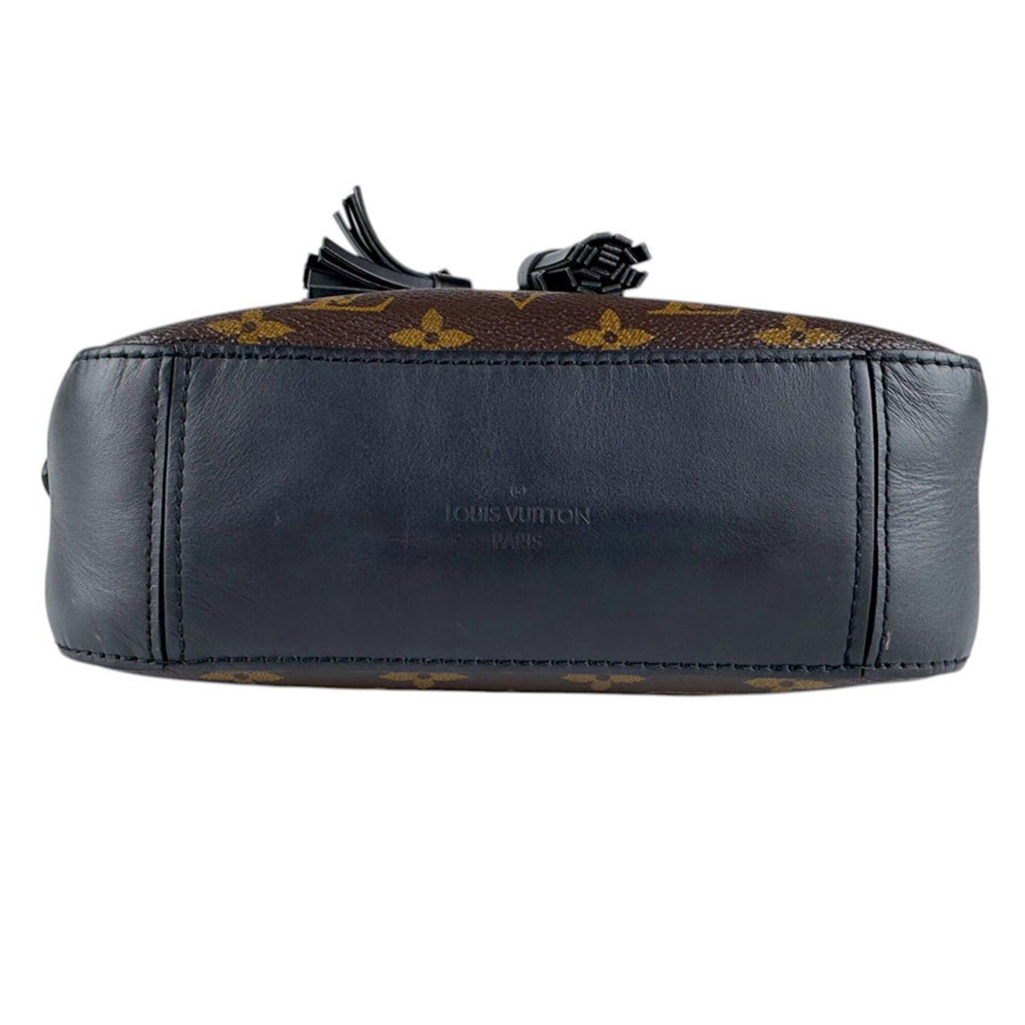 Louis Vuitton Louis Vuitton Shoulder Bag Monogram Saint-Onge Canvas Brown Black Women's M43555 Free Shipping z9218 Size ONE SIZE - 4 Thumbnail