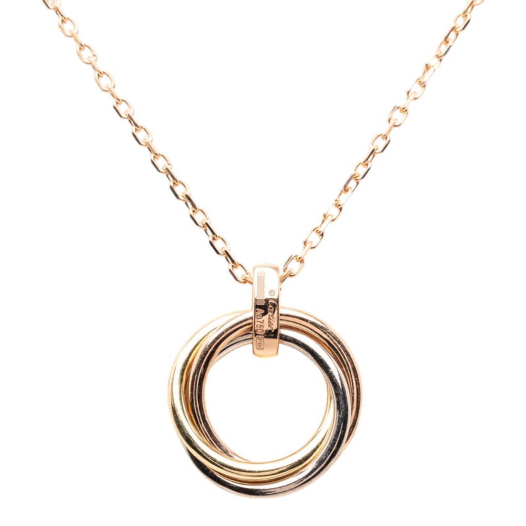 Cartier Cartier Trinity 5-Diamond Pendant Necklace in Gold, Silver, 18K Pink Yellow and White Gold. Women's piece. CARTIER Size ONE SIZE - 2 Thumbnail