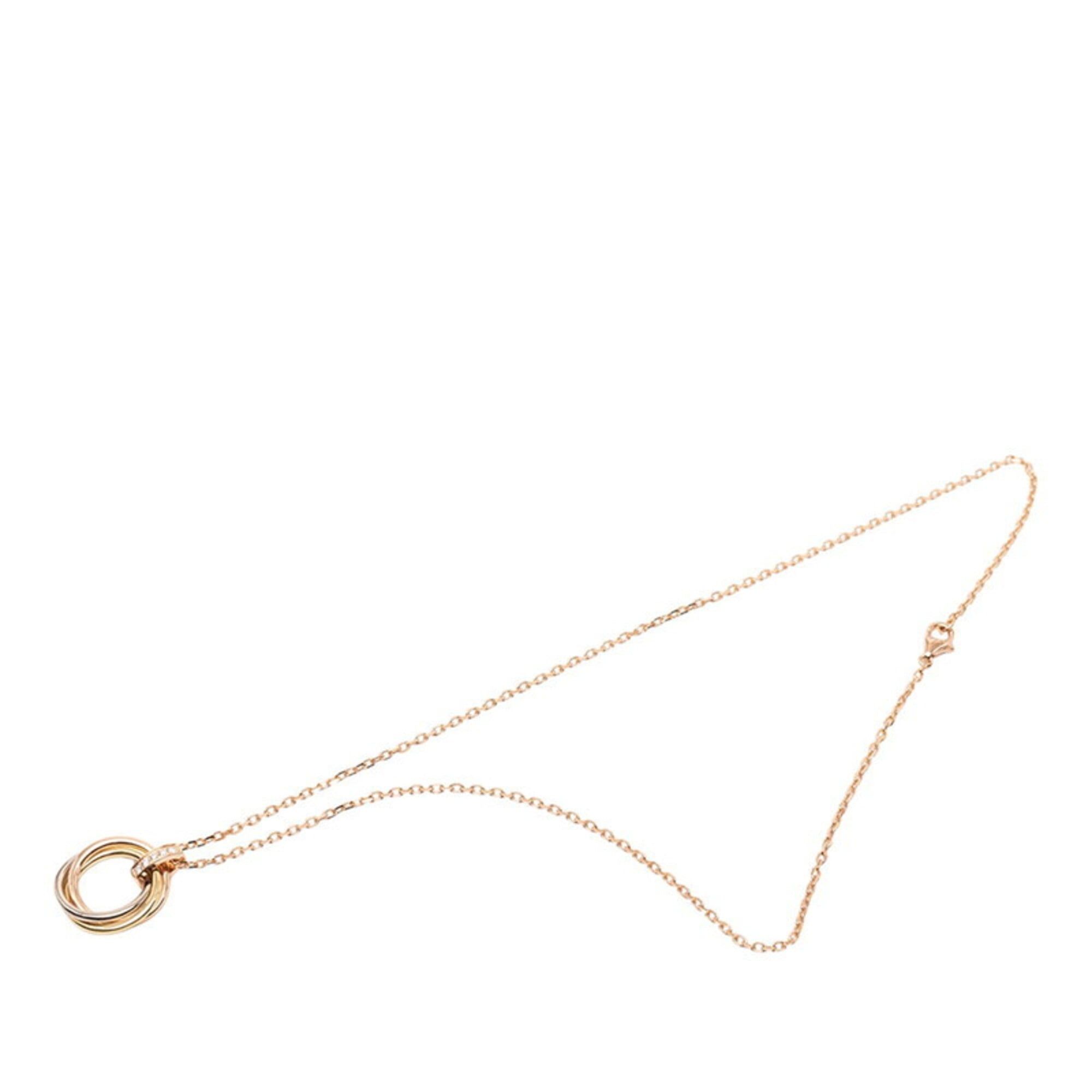 Cartier Cartier Trinity 5-Diamond Pendant Necklace in Gold, Silver, 18K Pink Yellow and White Gold. Women's piece. CARTIER Size ONE SIZE - 3 Thumbnail