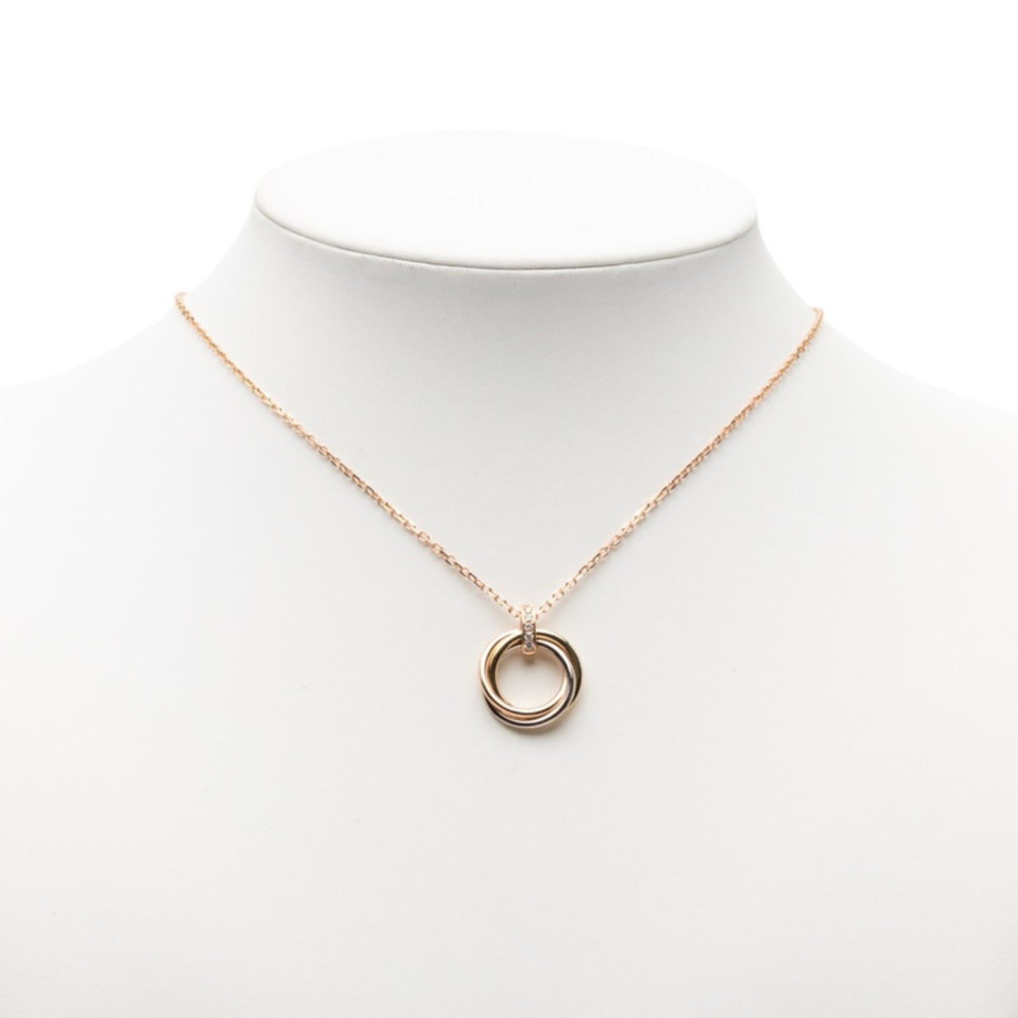 Cartier Cartier Trinity 5-Diamond Pendant Necklace in Gold, Silver, 18K Pink Yellow and White Gold. Women's piece. CARTIER Size ONE SIZE - 5 Thumbnail