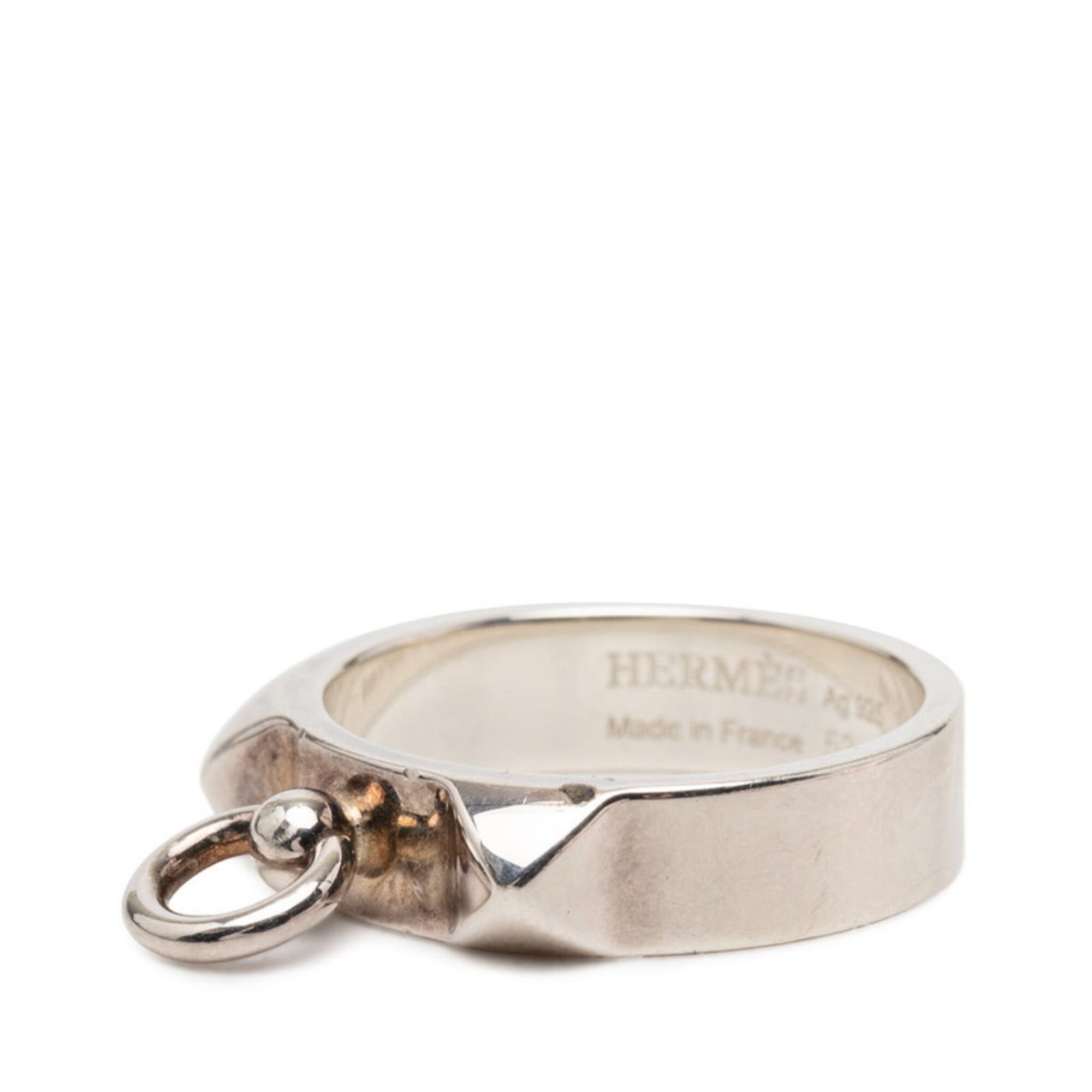 Hermes Hermes Collier de Chien Ring, Size 53, SV925 Silver, Women's. Size ONE SIZE - 2 Thumbnail