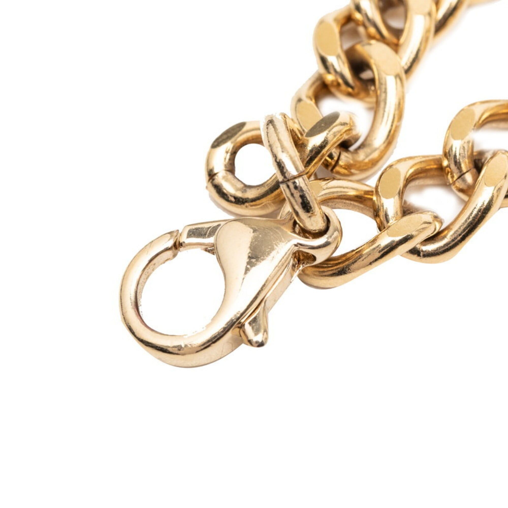 Chanel Chanel Coco Mark Chain Belt, Gold and Pink Plated Rhinestones, Women's CHANEL Size ONE SIZE - 4 Thumbnail
