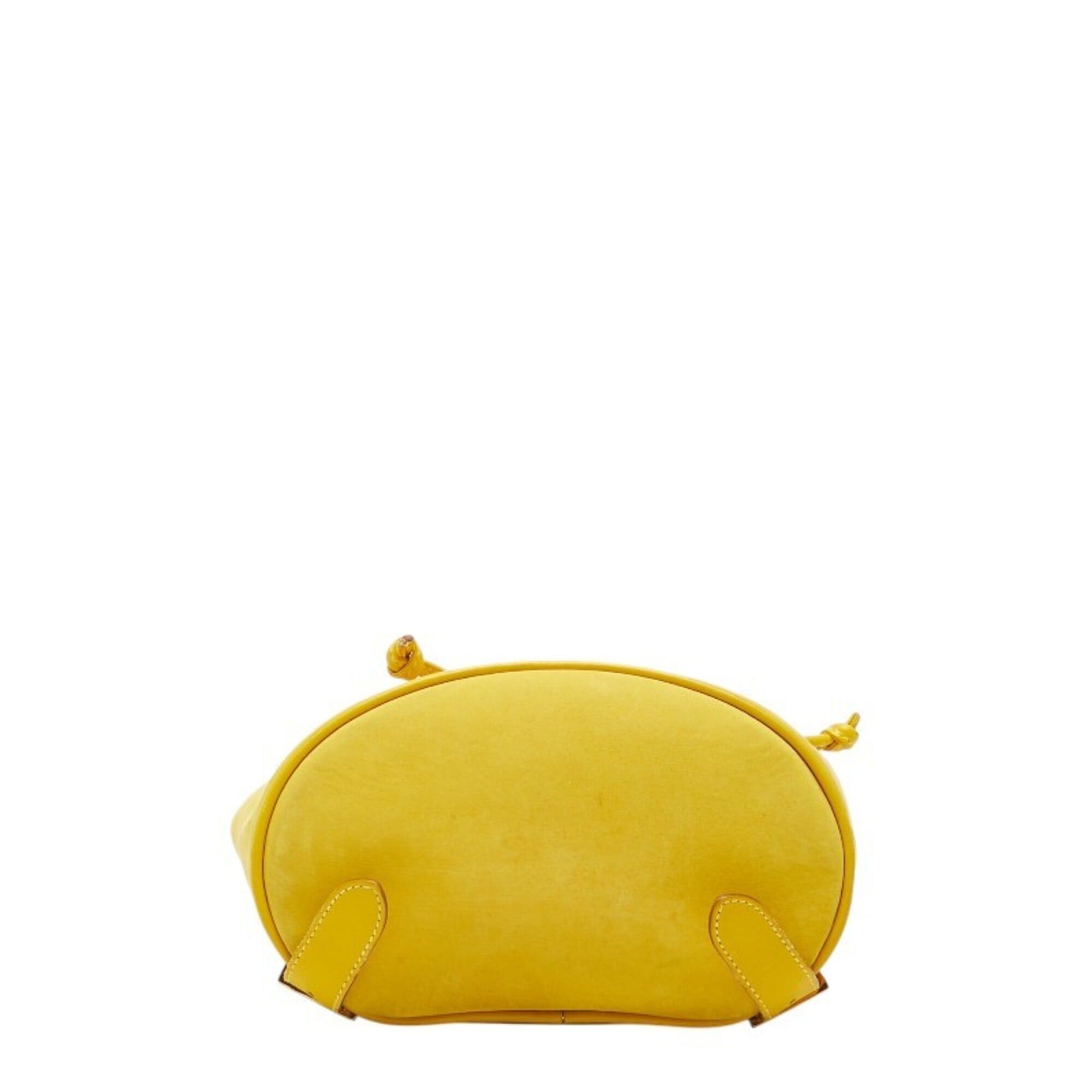 Salvatore Ferragamo Salvatore Ferragamo Gancini Mini Backpack, Yellow Leather, Women's Size ONE SIZE - 3 Thumbnail