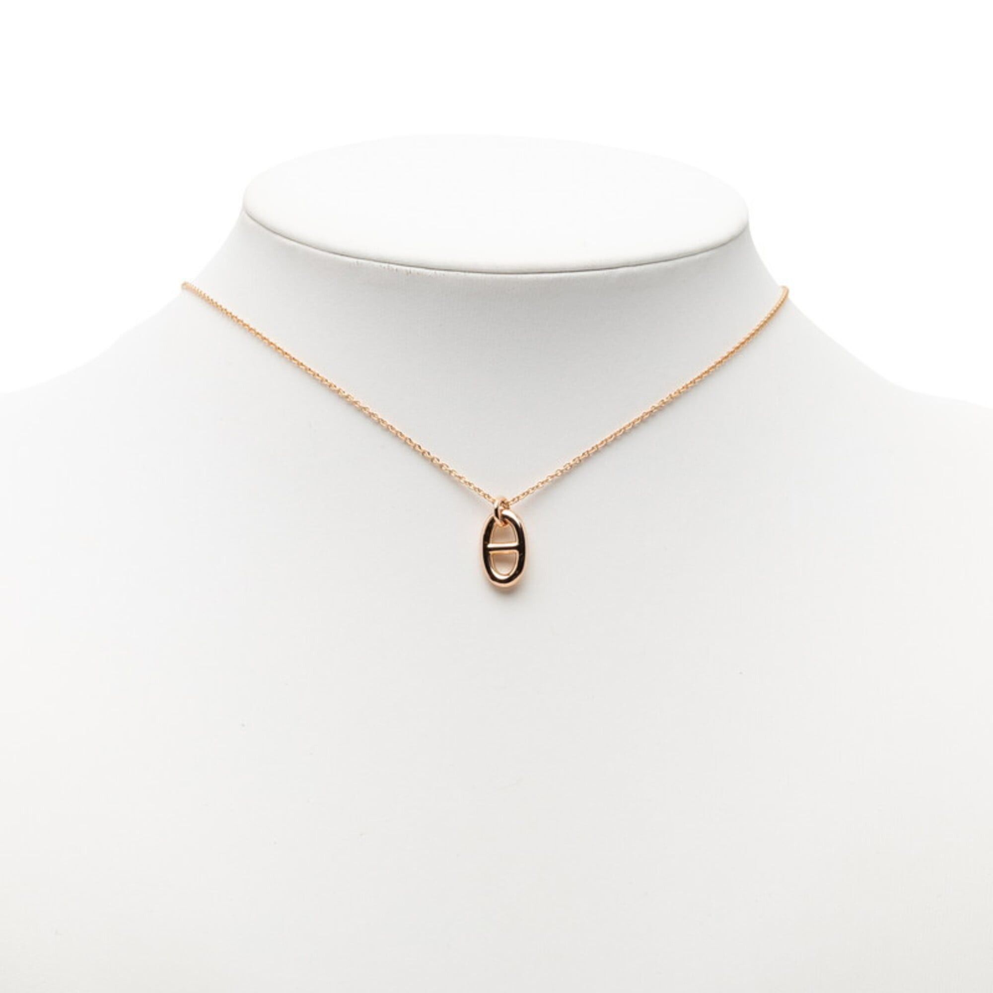 Hermes Hermes Chaine d'Ancre Farandole PM Pendant Necklace, 18KPG Pink Gold 750, Women's. Size ONE SIZE - 5 Thumbnail