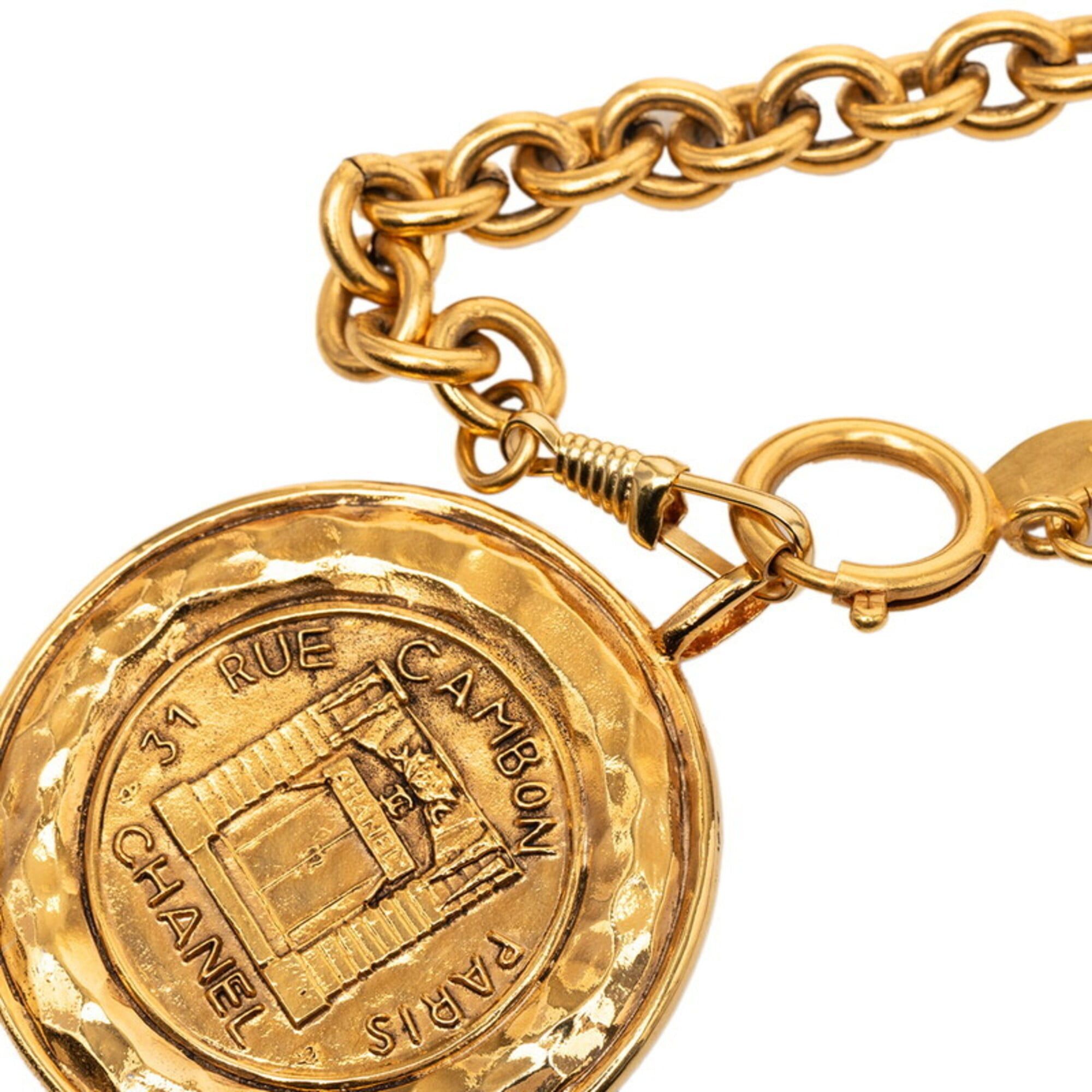 Chanel Chanel 31 RUE CAMBON PARIS Necklace, Gold Plated, Women's. Size ONE SIZE - 4 Thumbnail