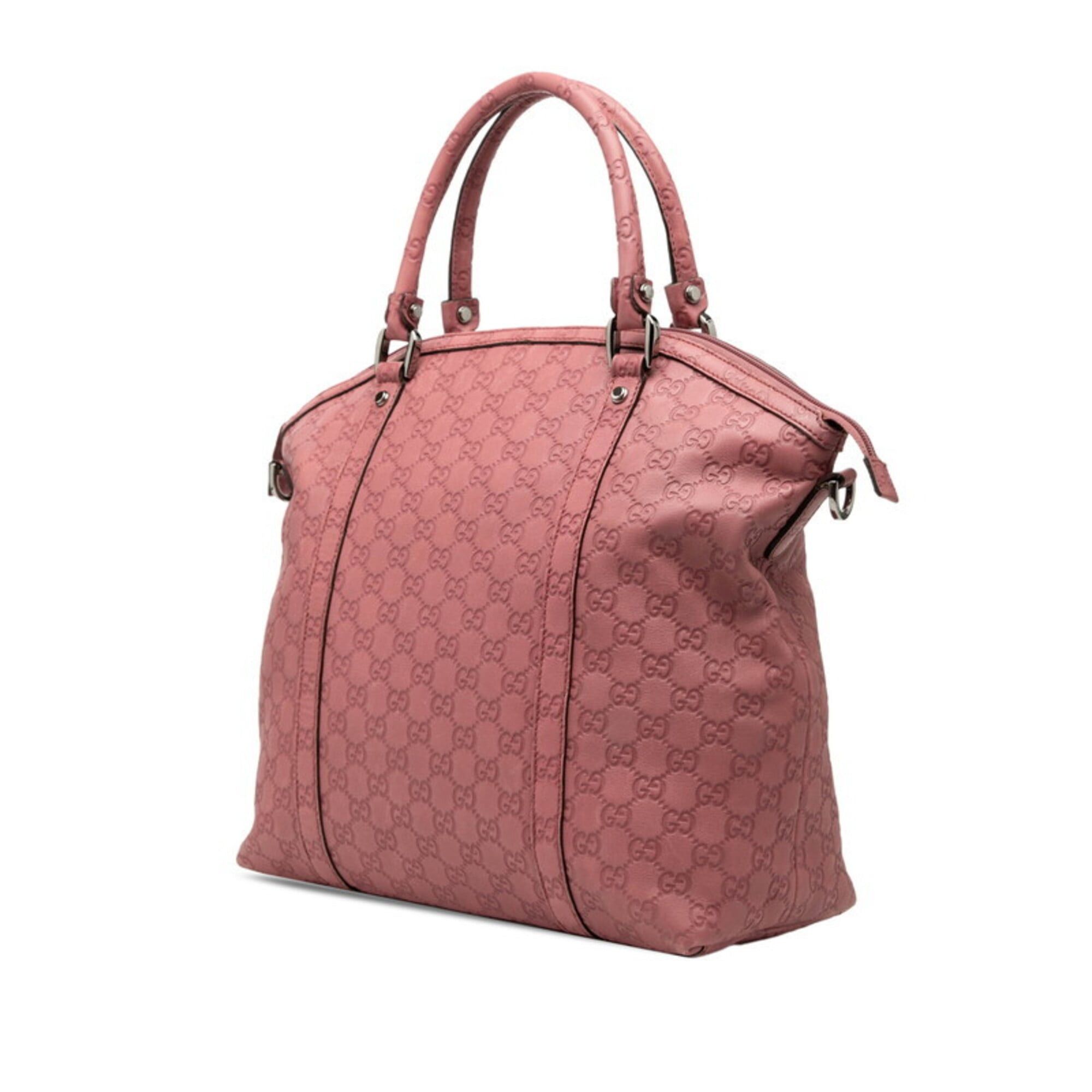 Gucci Gucci Guccissima Soho Handbag Shoulder Bag 2WAY 339551 Pink Leather Women's GUCCI Size ONE SIZE - 2 Thumbnail