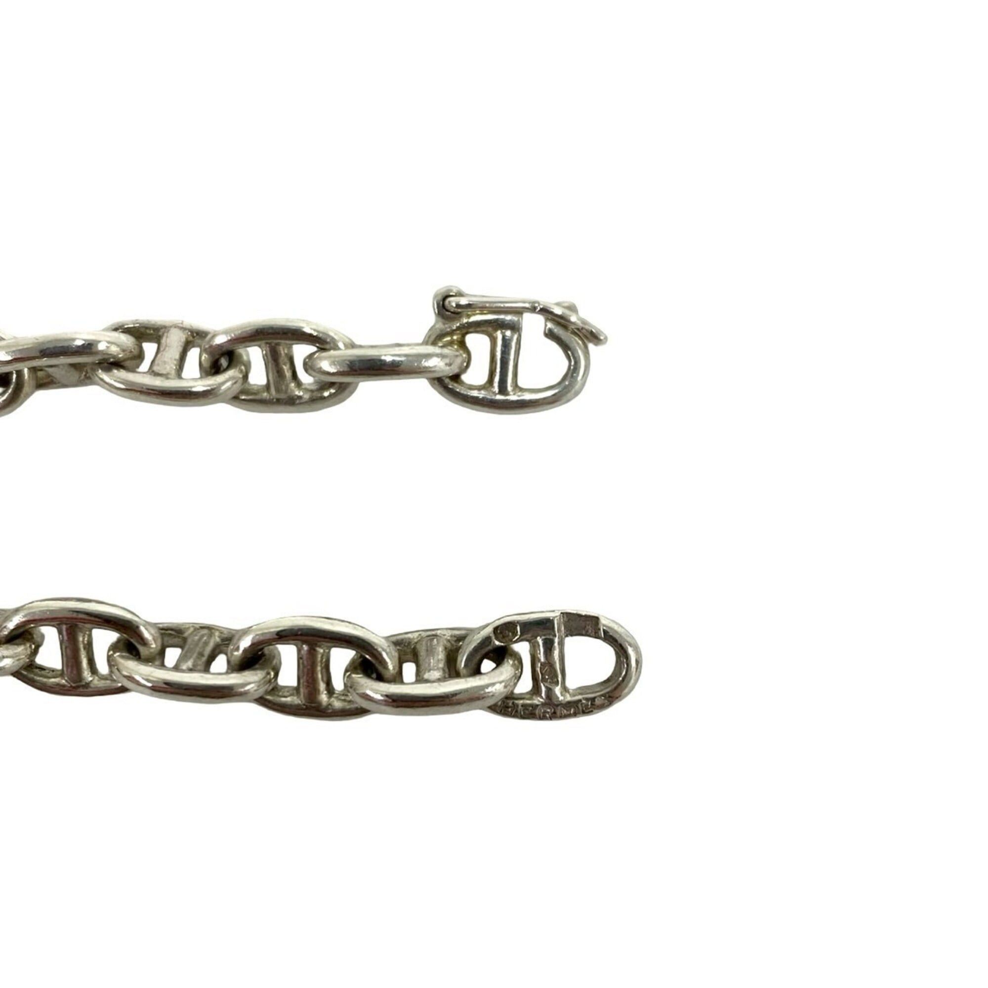 Hermes HERMES Vintage Chaine d'Ancre TPM Sterling Silver 925 Chain Bracelet Accessory 35920 Size ONE SIZE - 4 Thumbnail