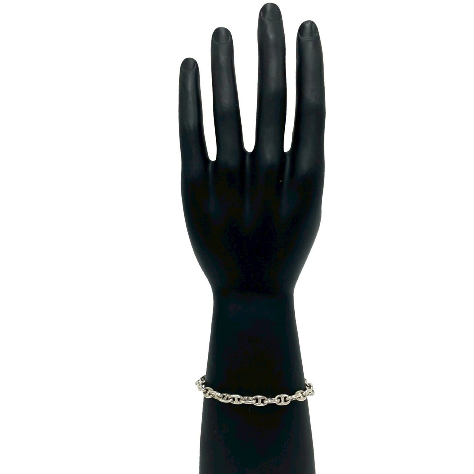 Hermes HERMES Vintage Chaine d'Ancre TPM Sterling Silver 925 Chain Bracelet Accessory 35920 Size ONE SIZE - 2 Thumbnail