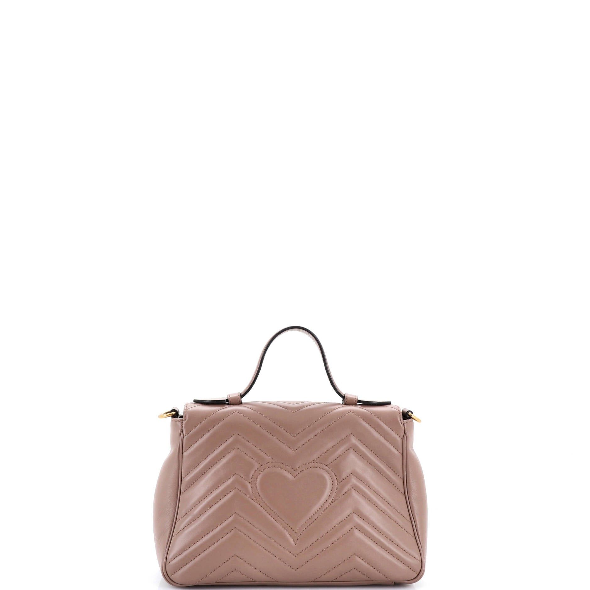 Gucci GG Marmont Top Handle Flap Bag Size ONE SIZE - 3 Thumbnail
