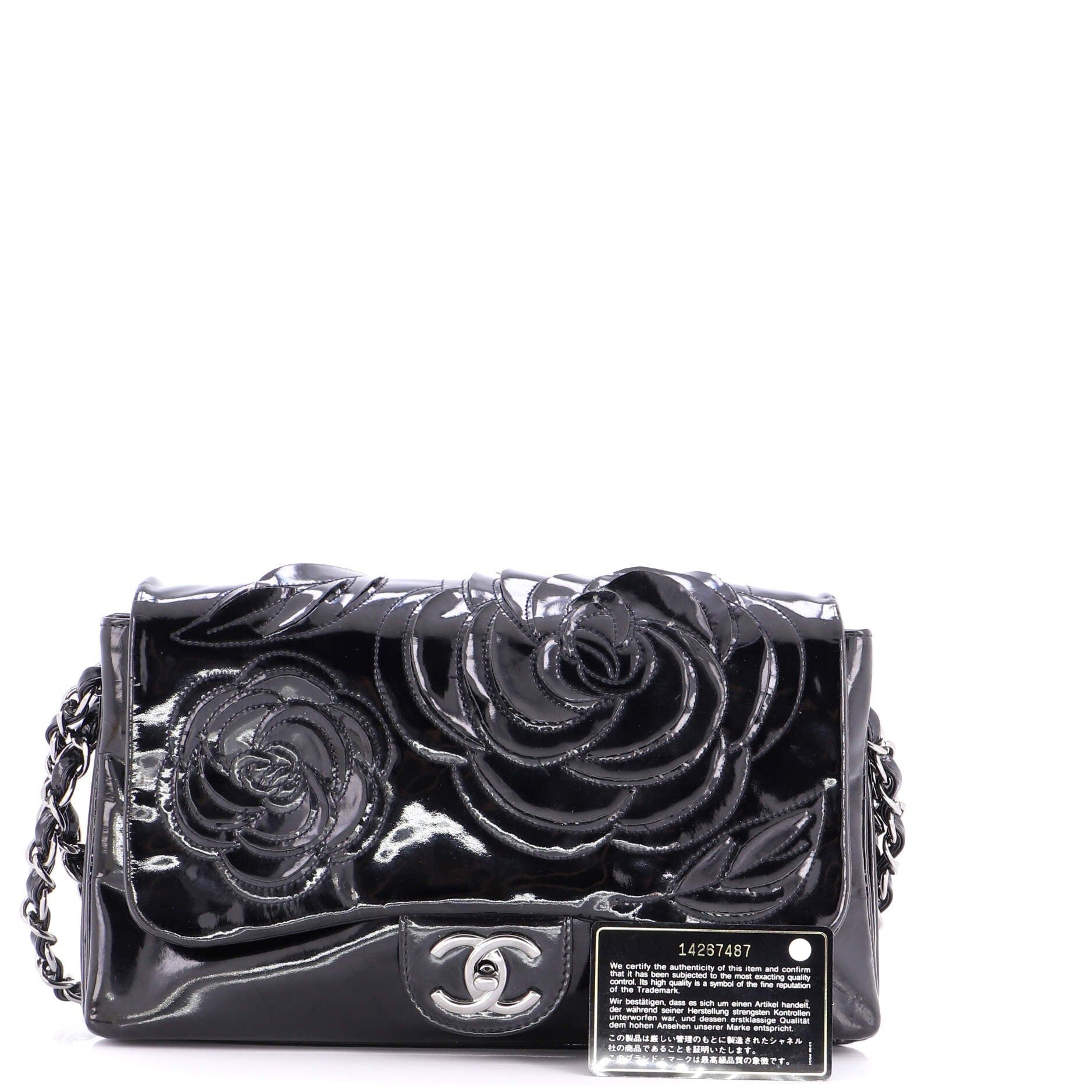 Chanel Tweed Petals Camellia Flap Bag Size ONE SIZE - 2 Thumbnail