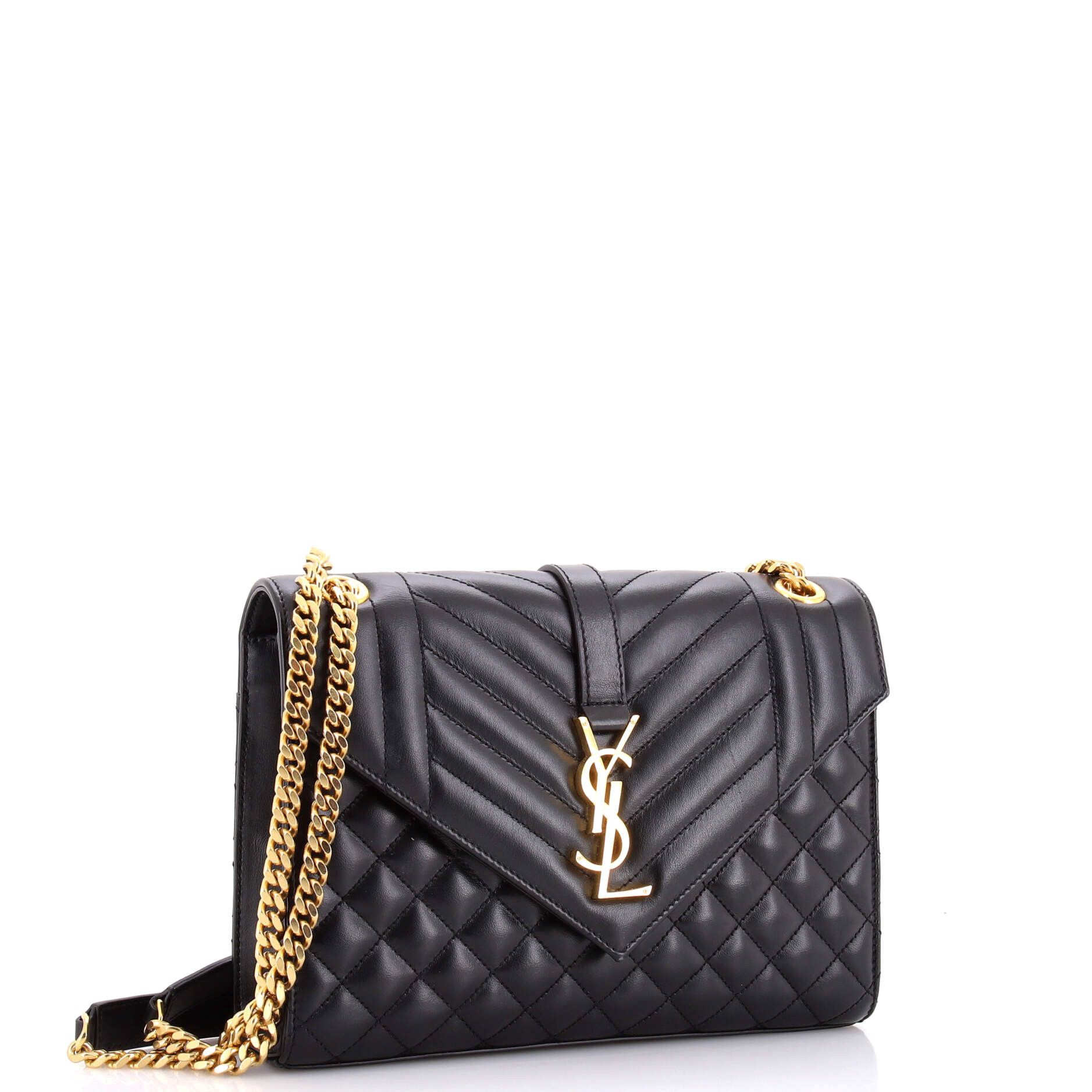 Saint Laurent Paris Classic Monogram Envelope Satchel Size ONE SIZE - 2 Thumbnail
