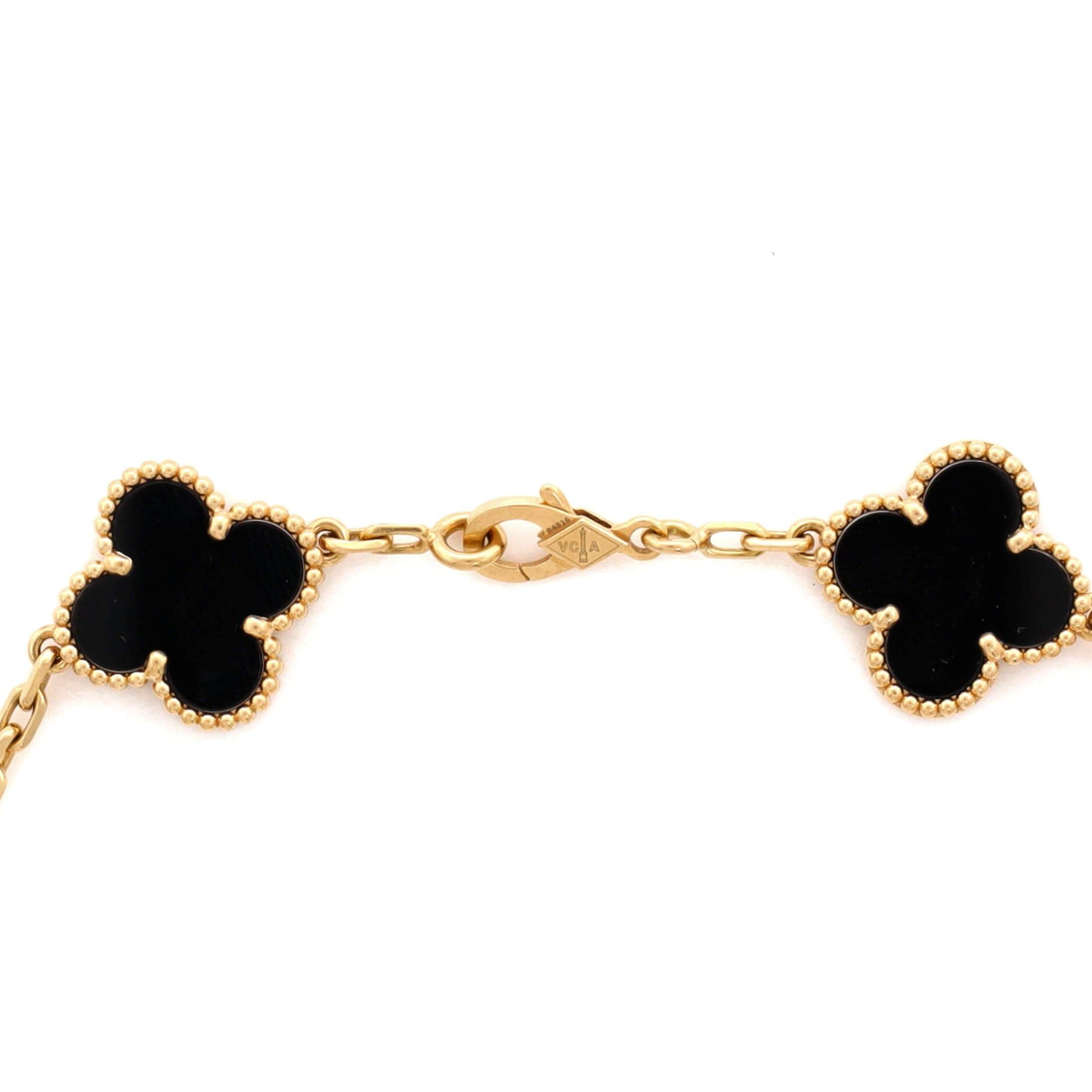 Van Cleef & Arpels Vintage Alhambra 5 Motifs Bracelet Size ONE SIZE - 4 Thumbnail