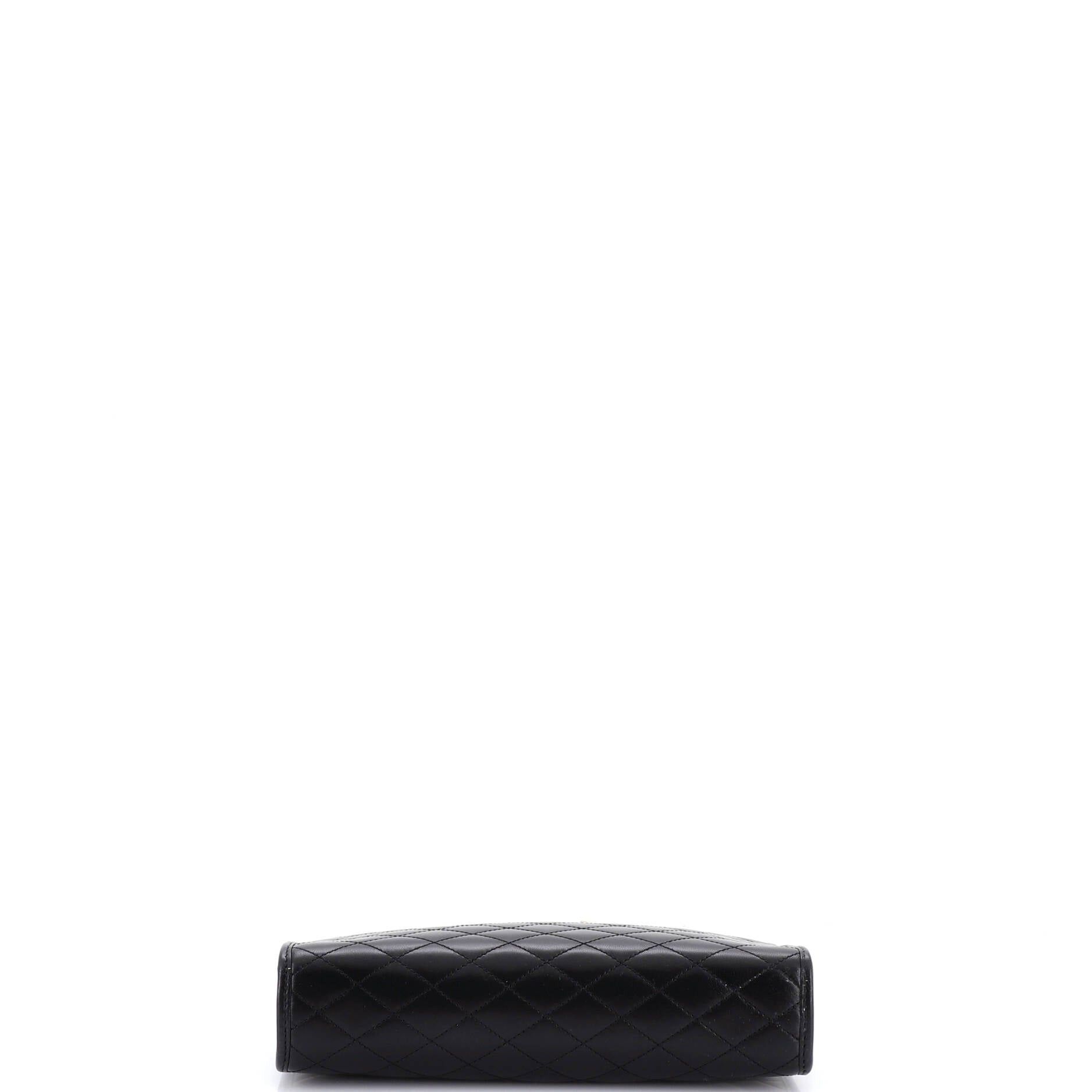 Saint Laurent Paris Victoire Chain Clutch Size ONE SIZE - 4 Thumbnail