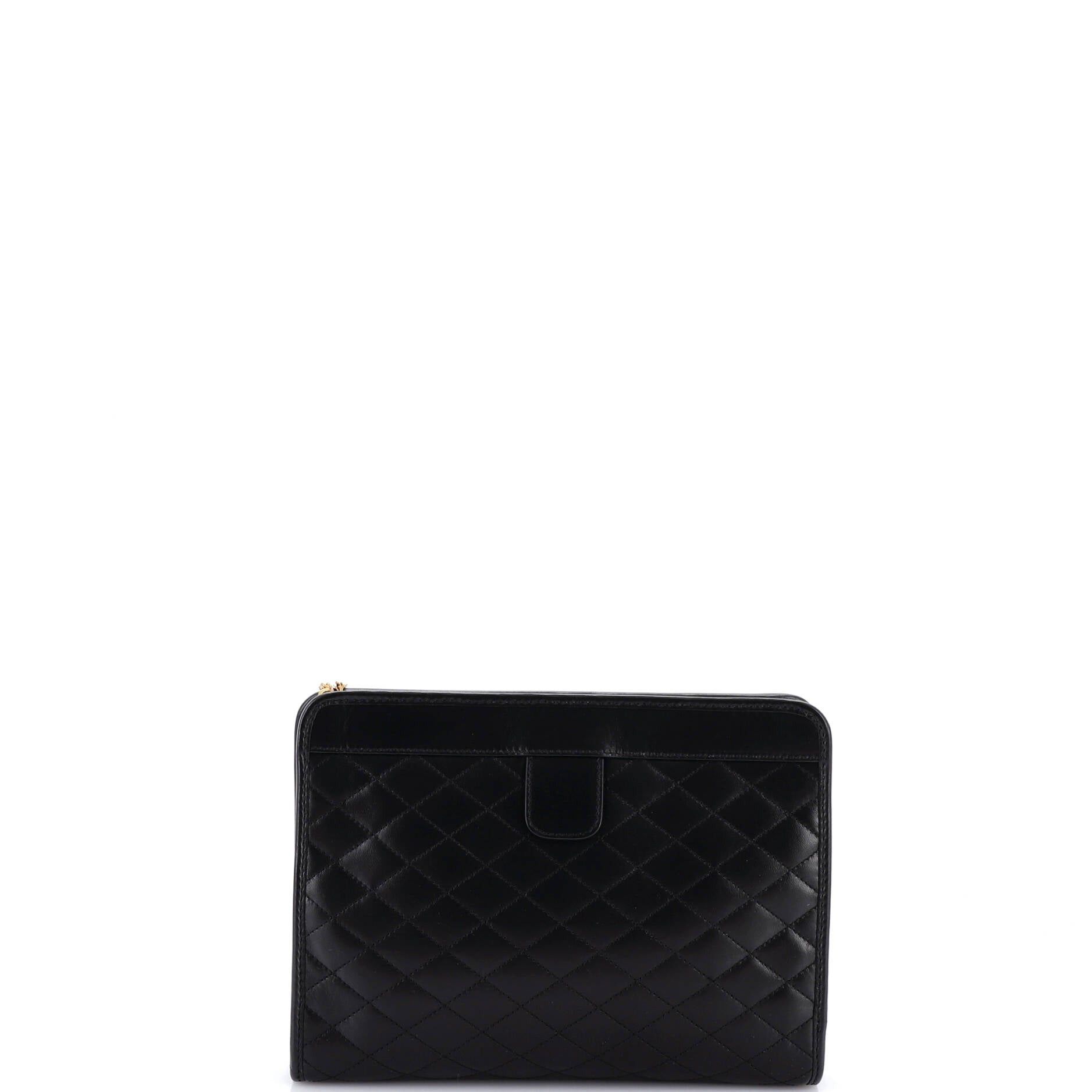 Saint Laurent Paris Victoire Chain Clutch Size ONE SIZE - 3 Thumbnail