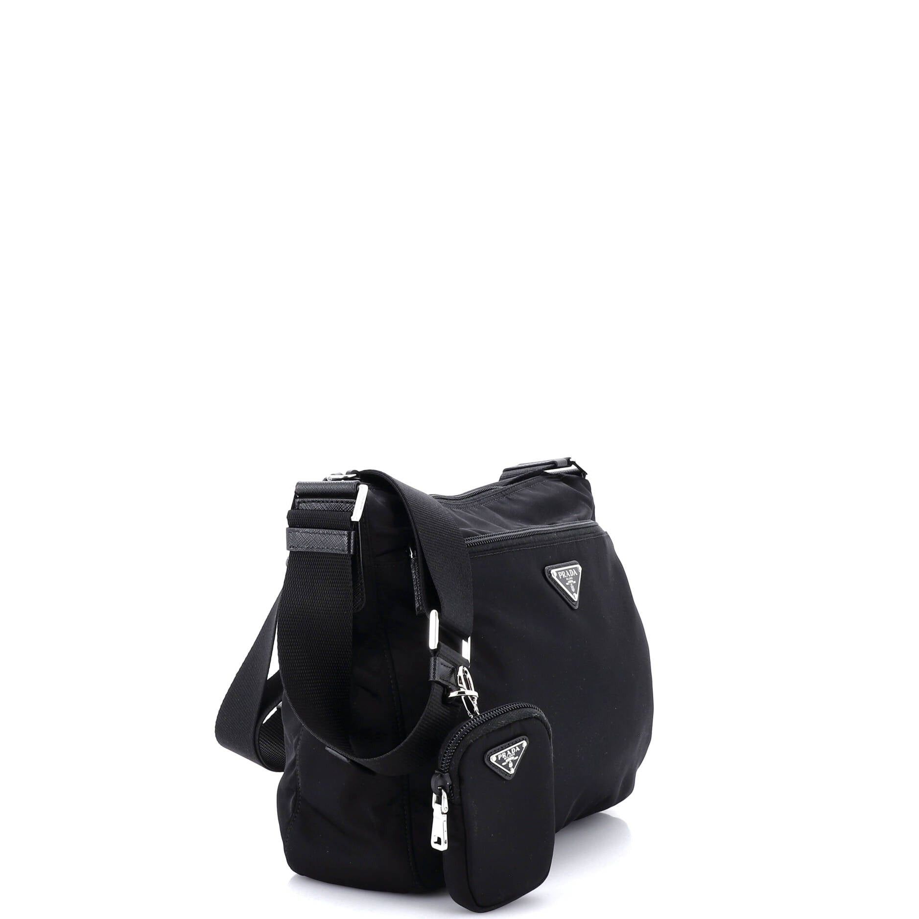 Prada Front Zip Messenger Bag Size ONE SIZE - 2 Thumbnail