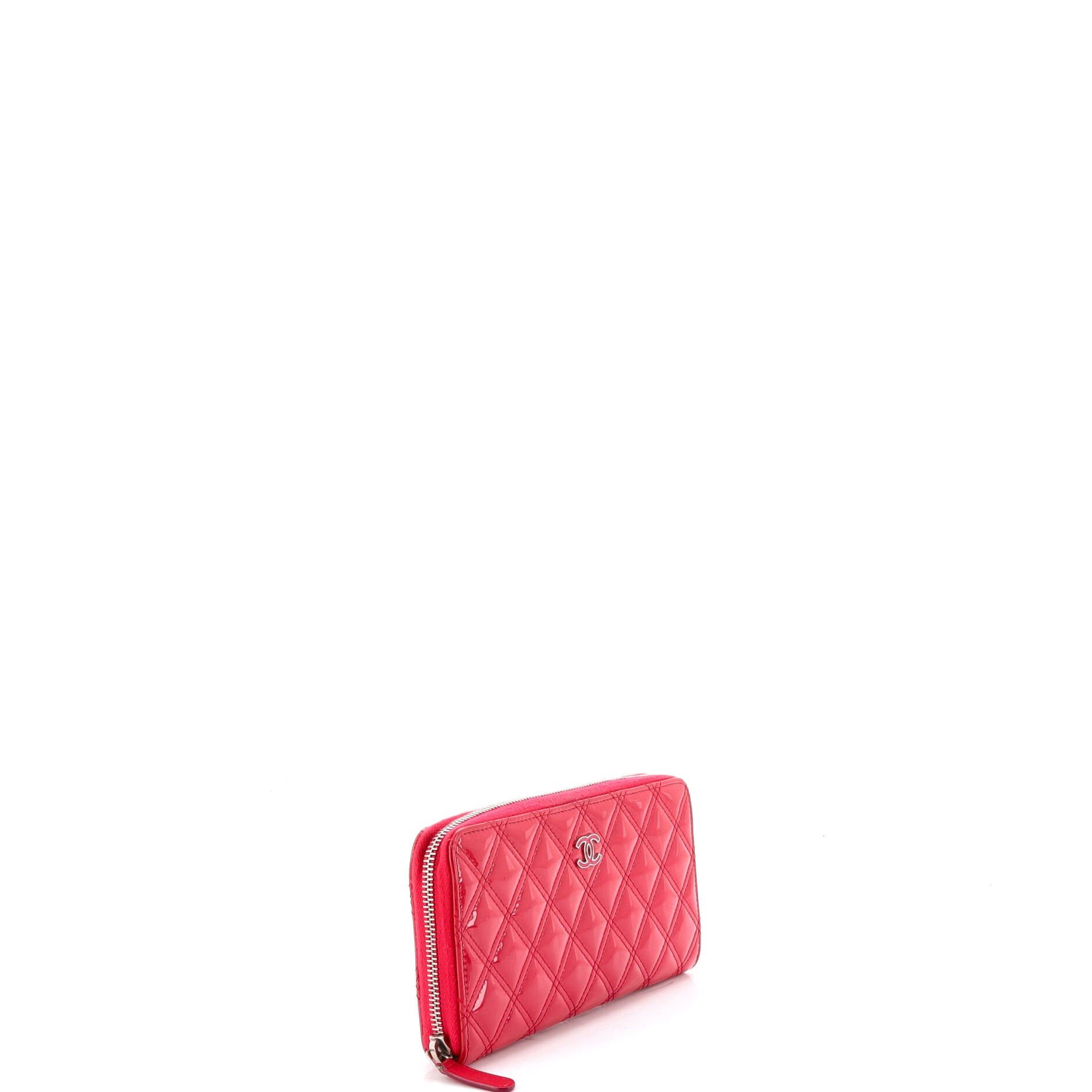 Chanel Double Stitch Zip Around Wallet Size ONE SIZE - 2 Thumbnail