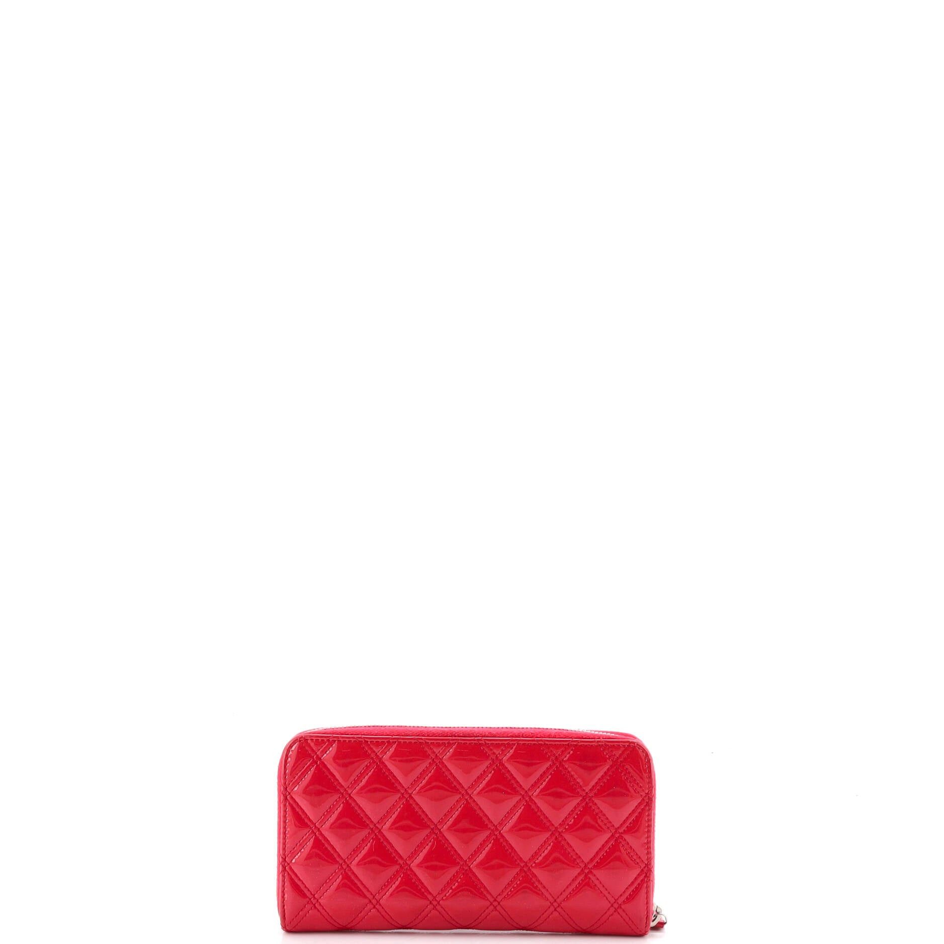 Chanel Double Stitch Zip Around Wallet Size ONE SIZE - 3 Thumbnail
